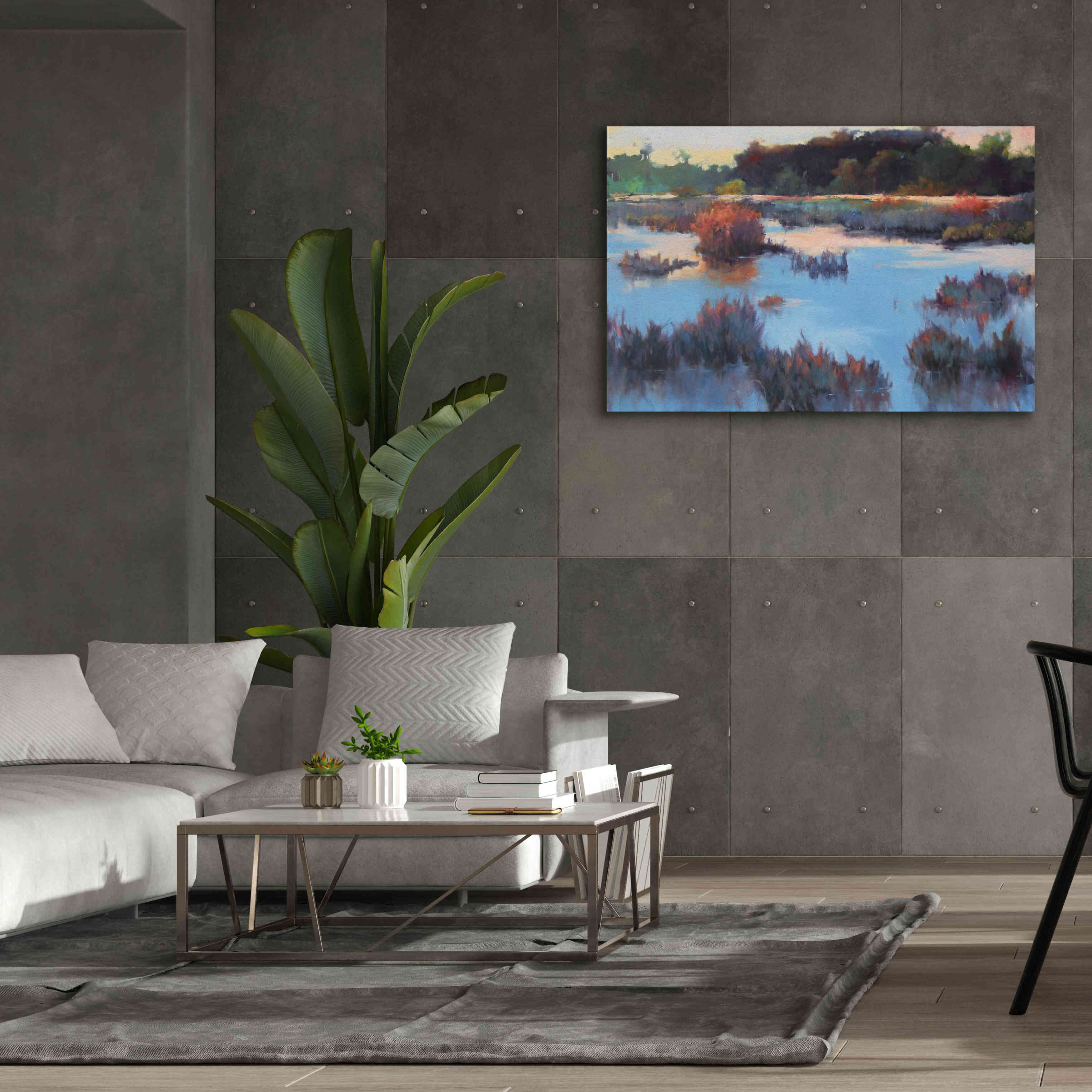 'Ace Basin Creek' by Madeline Dukes, Giclee Canvas Wall Art,60x40