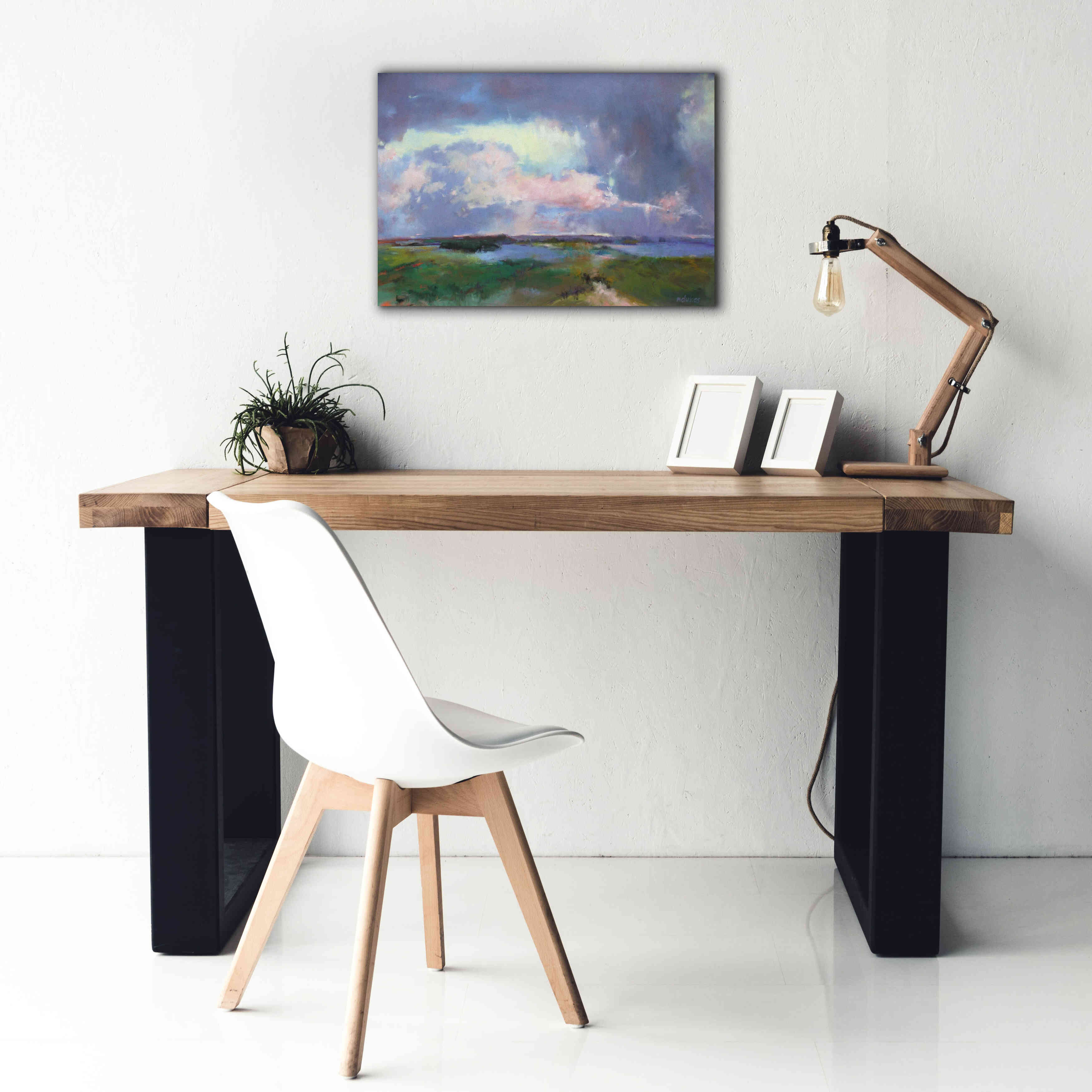 'Converging Storms' by Madeline Dukes, Giclee Canvas Wall Art,26x18