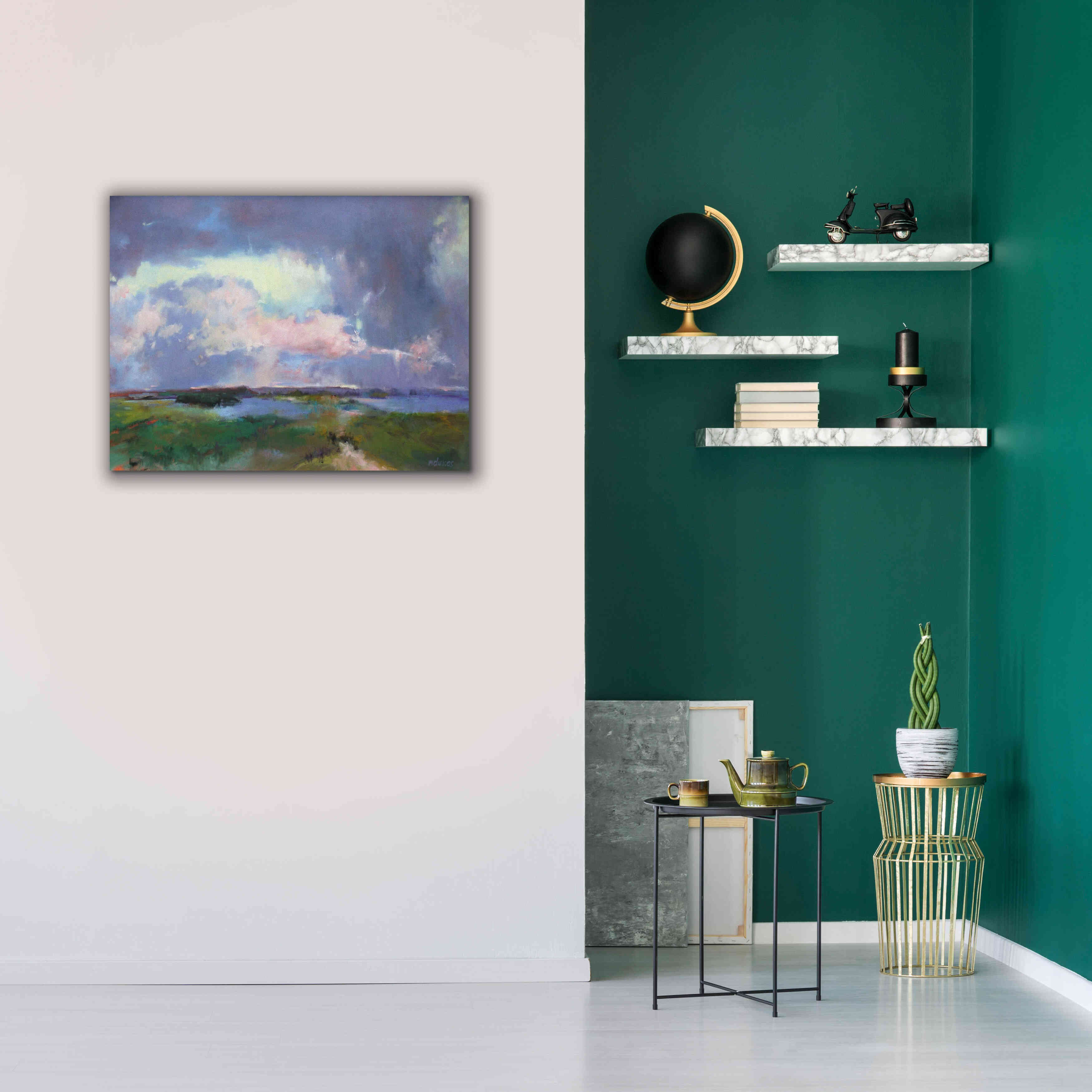 'Converging Storms' by Madeline Dukes, Giclee Canvas Wall Art,34x26