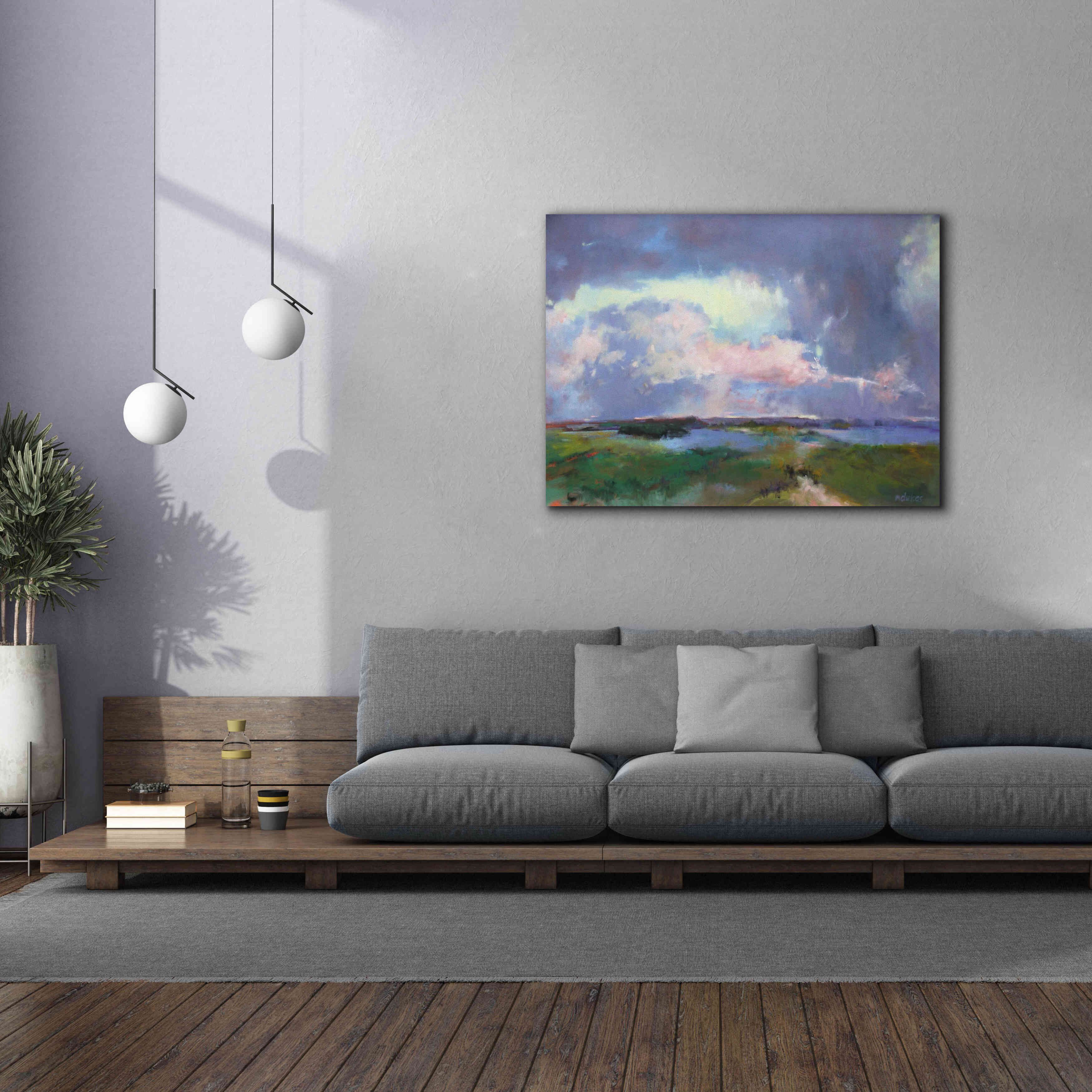 'Converging Storms' by Madeline Dukes, Giclee Canvas Wall Art,54x40