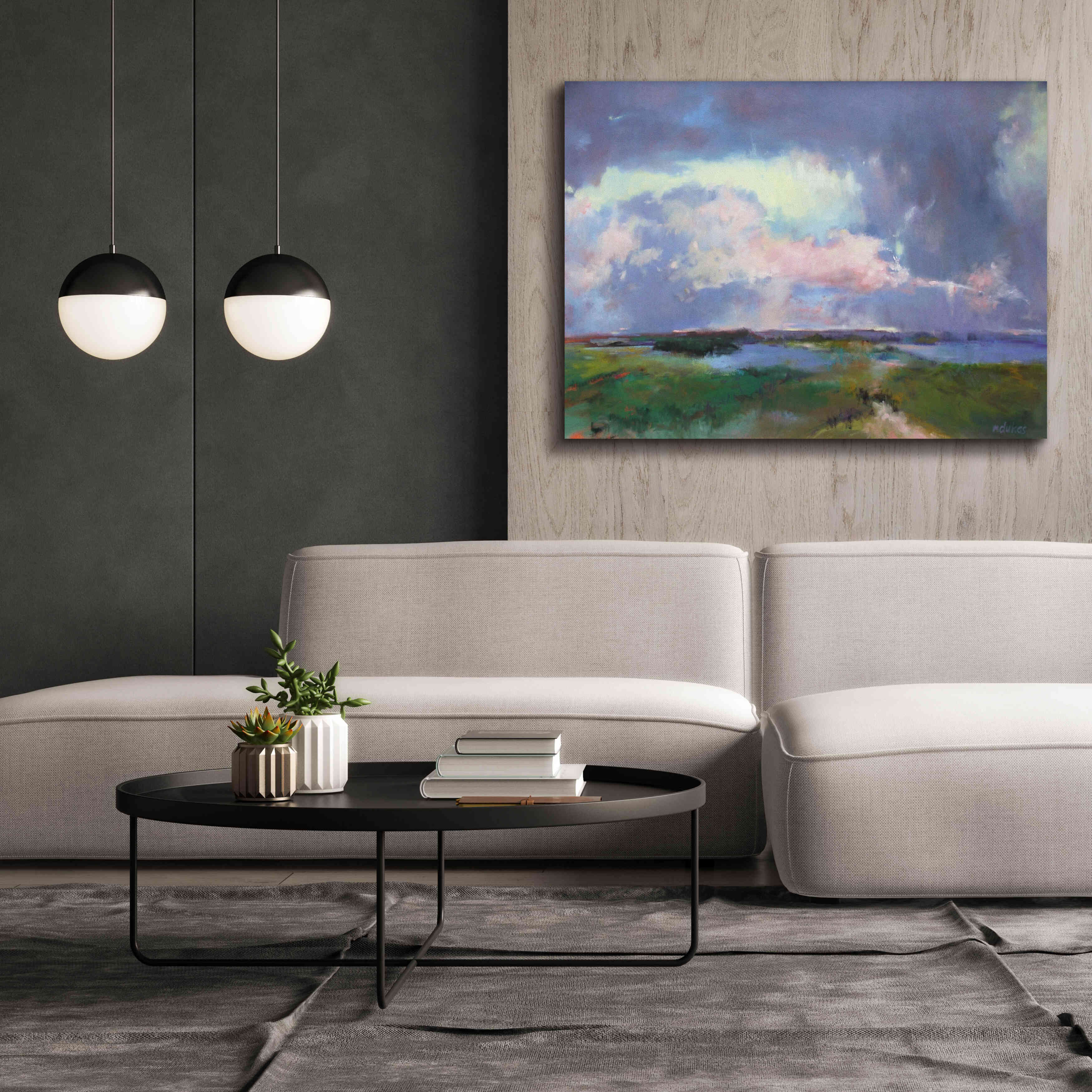 'Converging Storms' by Madeline Dukes, Giclee Canvas Wall Art,54x40
