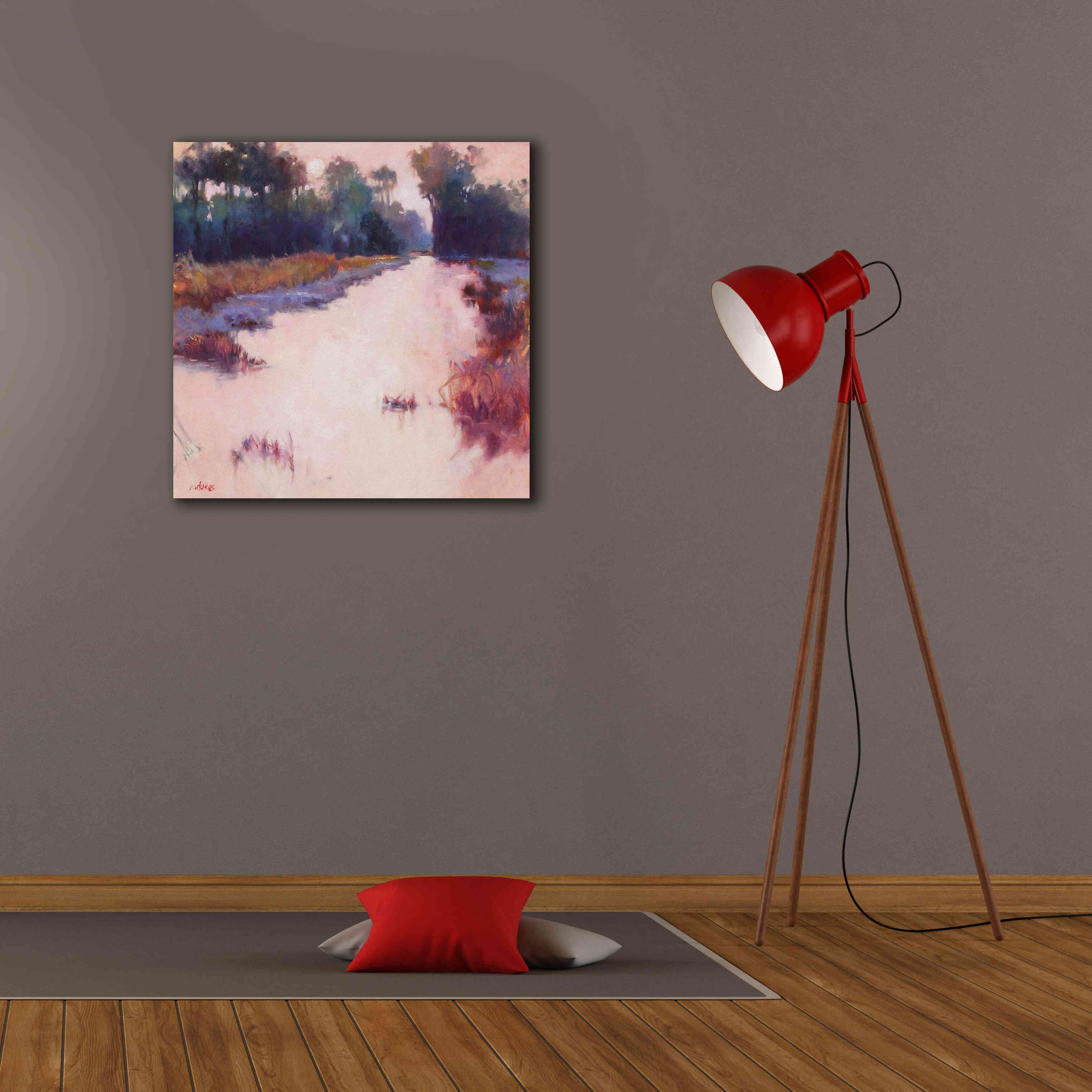 'Coral Dawn' by Madeline Dukes, Giclee Canvas Wall Art,26x26