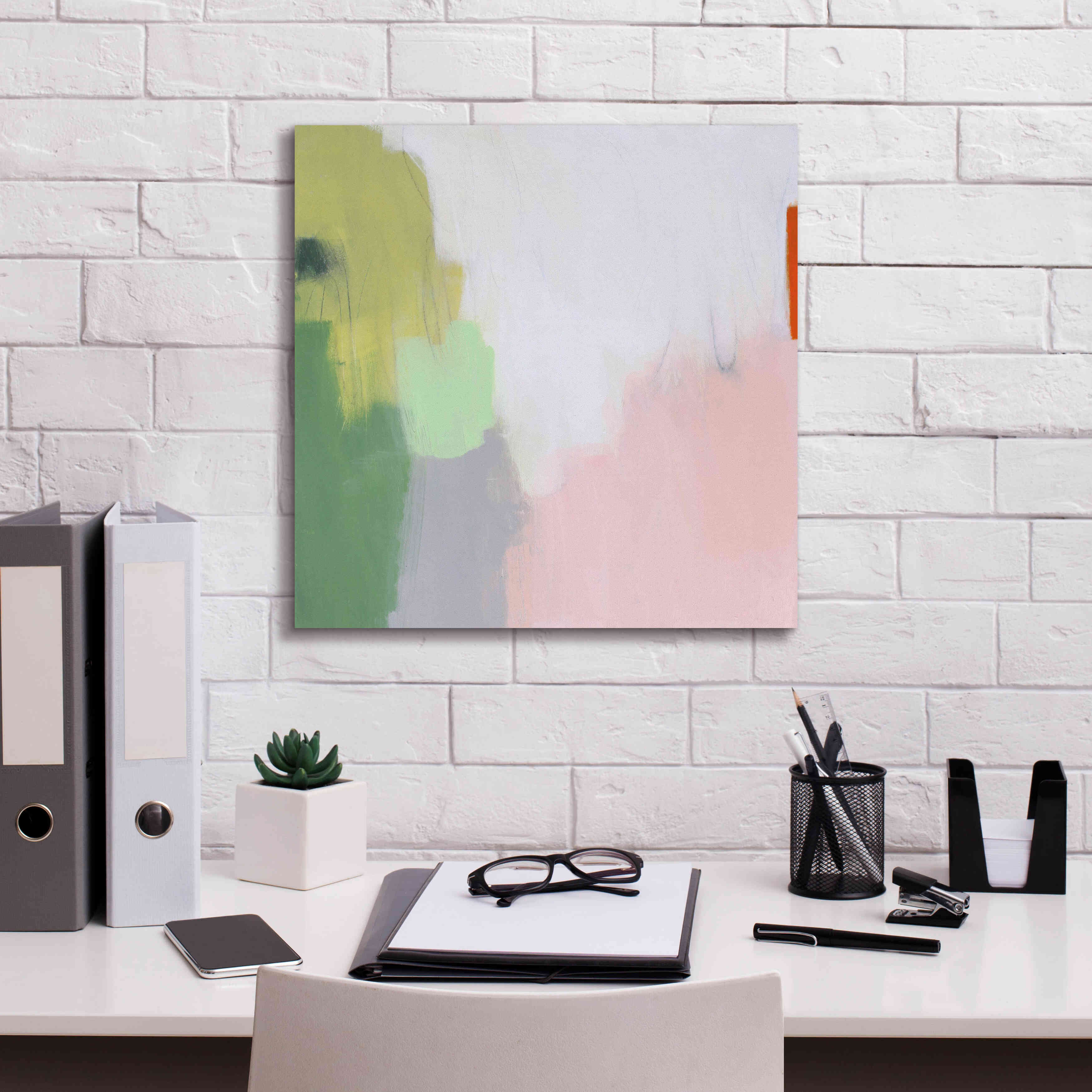 'Lemon Ambrosia' by Melissa Donoho, Giclee Canvas Wall Art,18x18