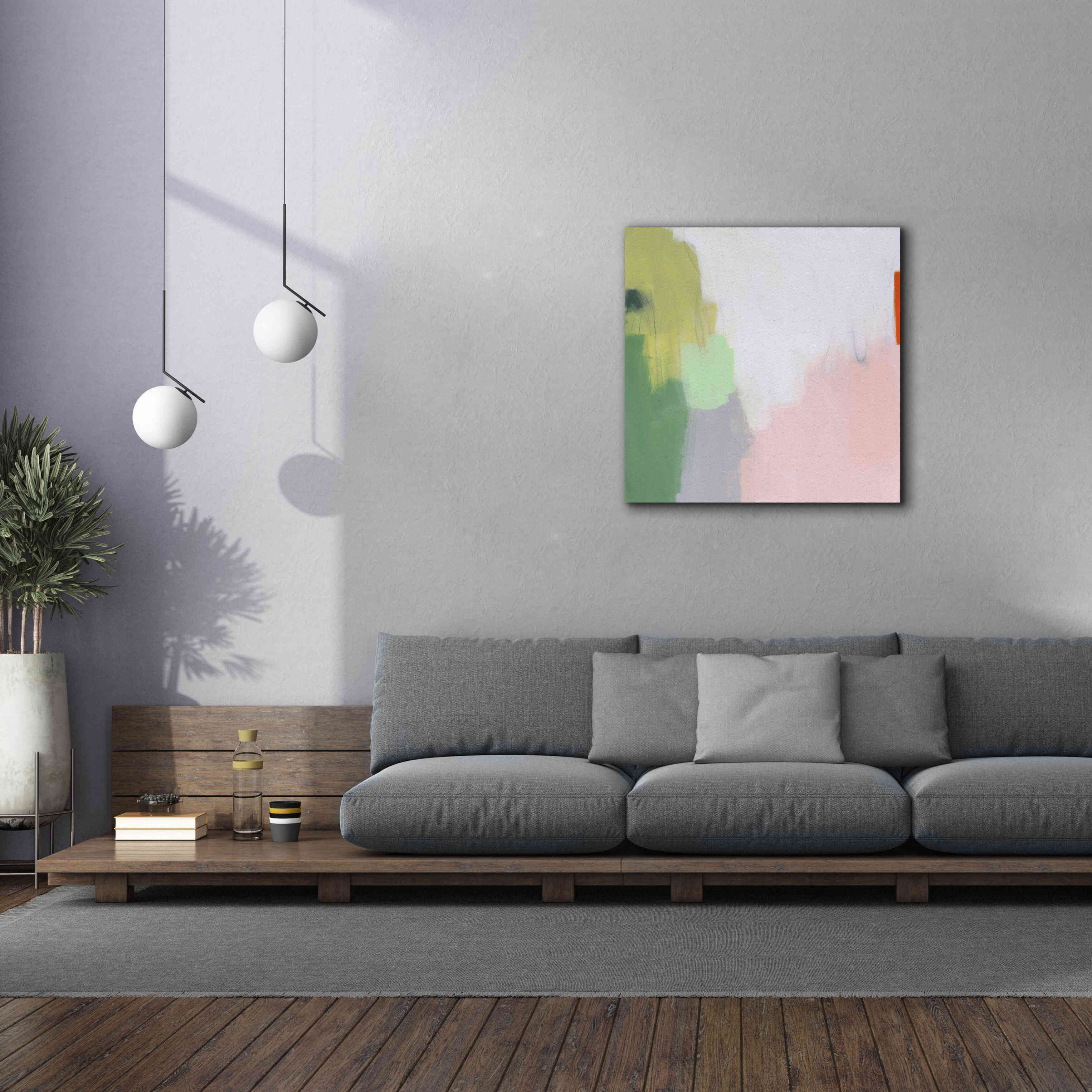 'Lemon Ambrosia' by Melissa Donoho, Giclee Canvas Wall Art,37x37