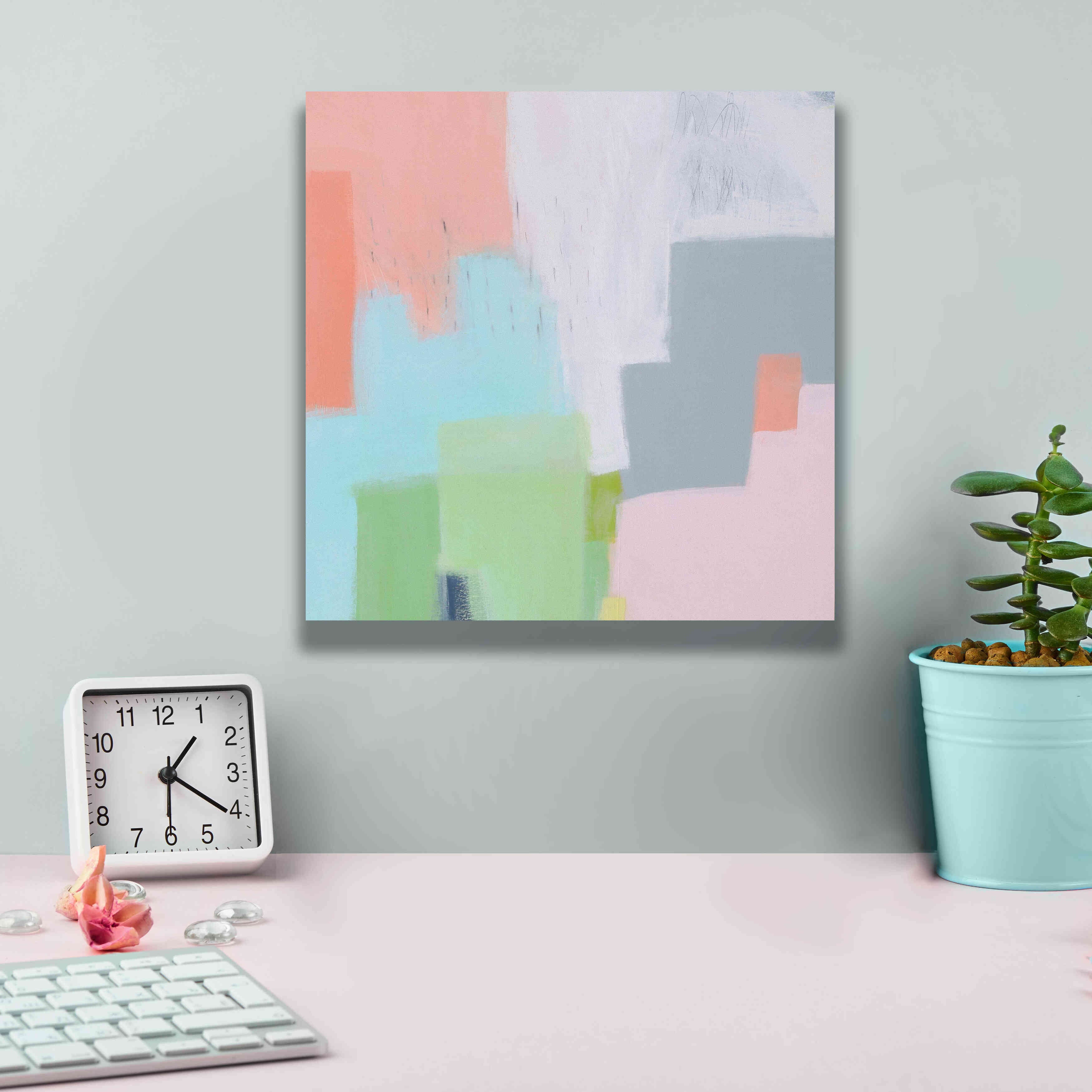 'Persica' by Melissa Donoho, Giclee Canvas Wall Art,12x12