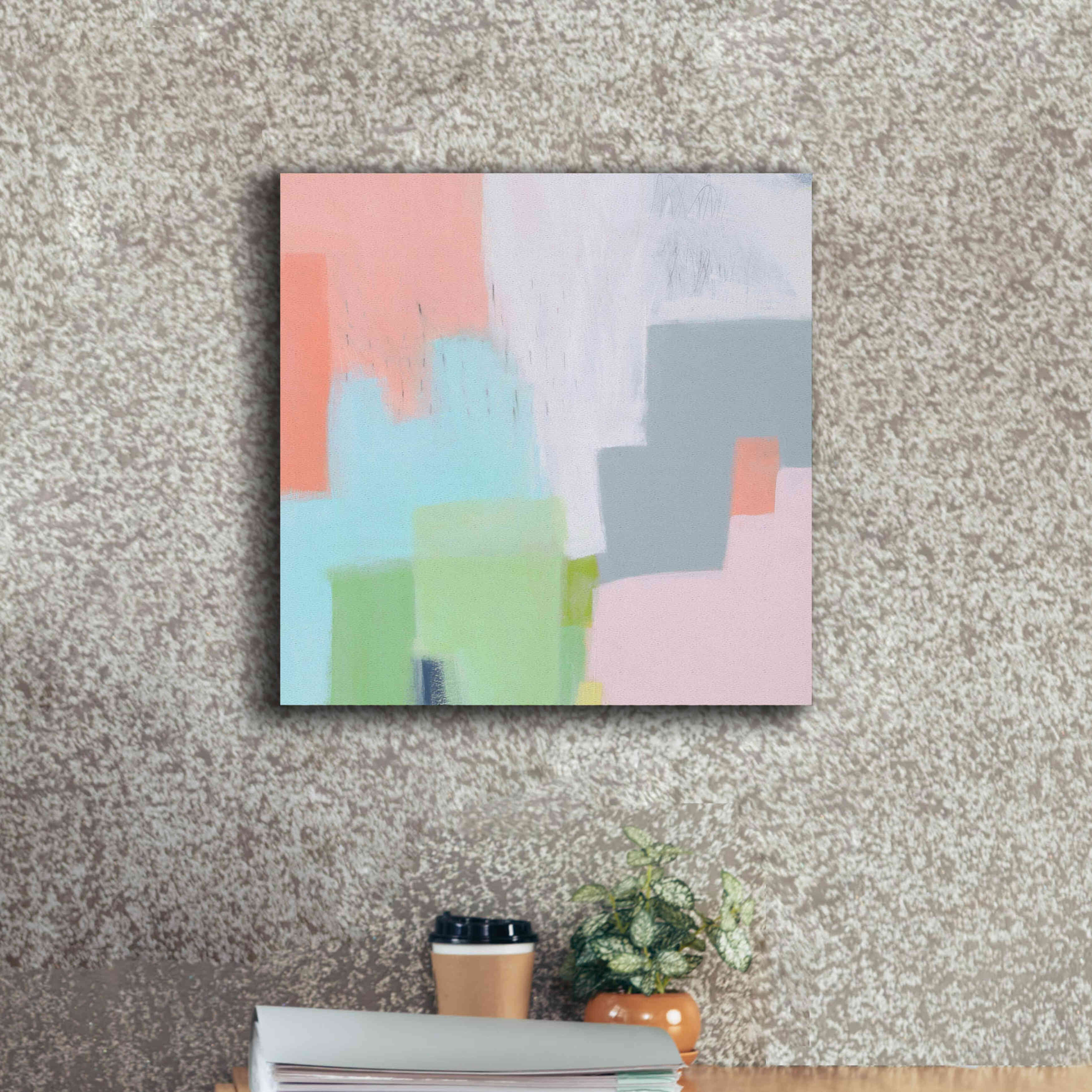 'Persica' by Melissa Donoho, Giclee Canvas Wall Art,18x18