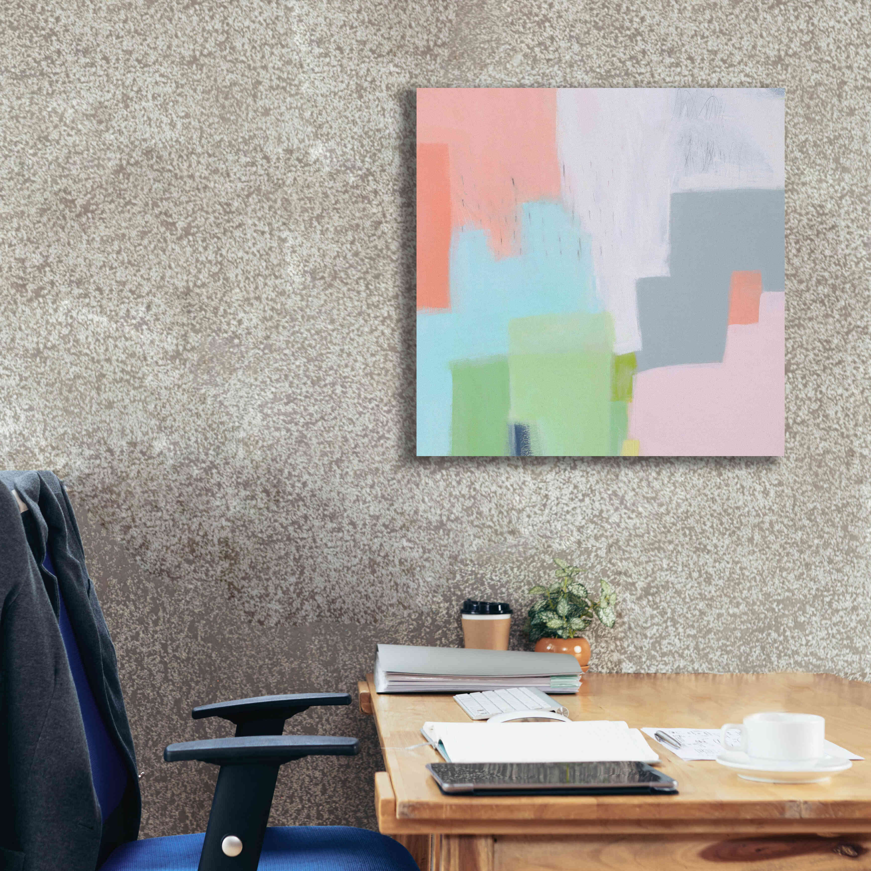 'Persica' by Melissa Donoho, Giclee Canvas Wall Art,26x26