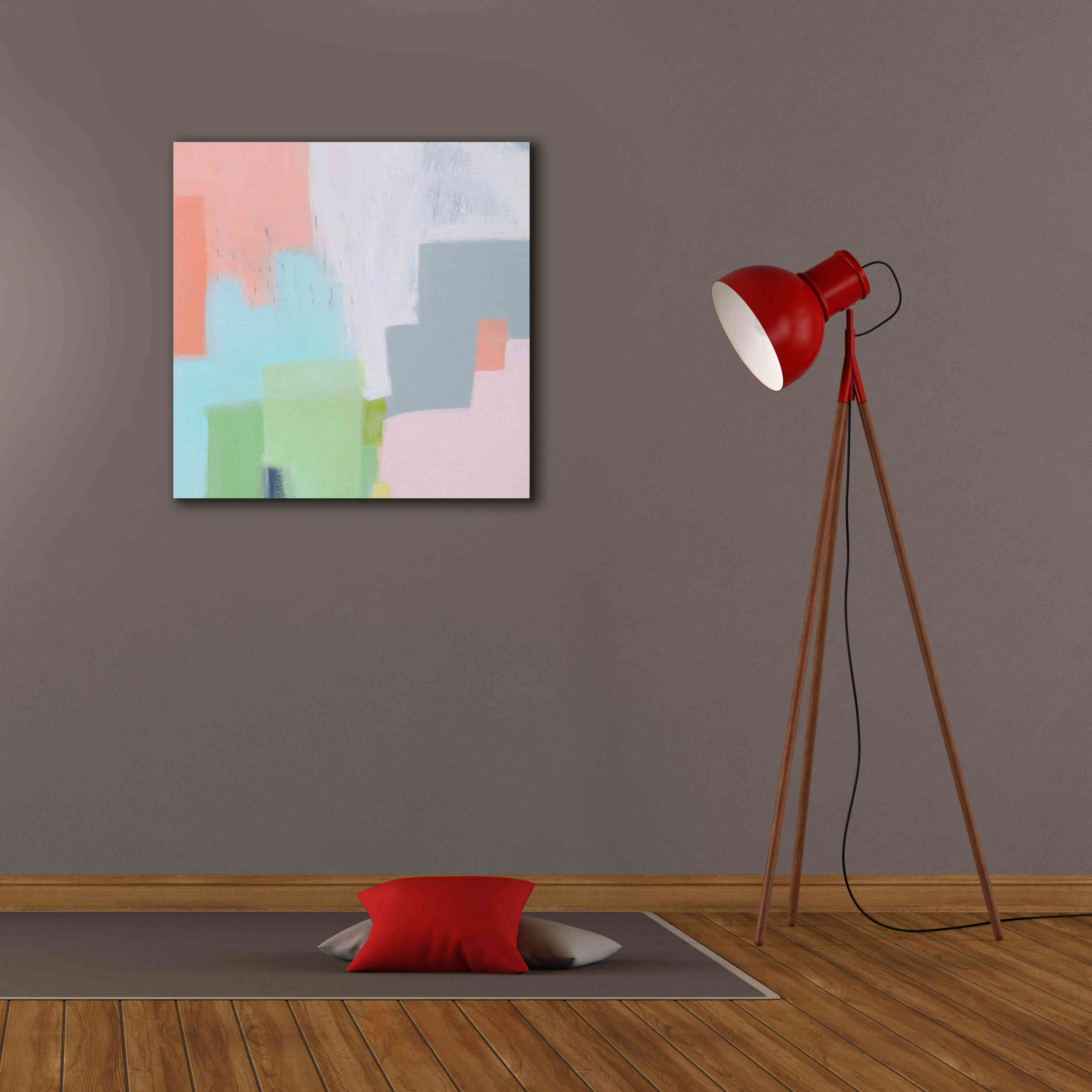 'Persica' by Melissa Donoho, Giclee Canvas Wall Art,26x26