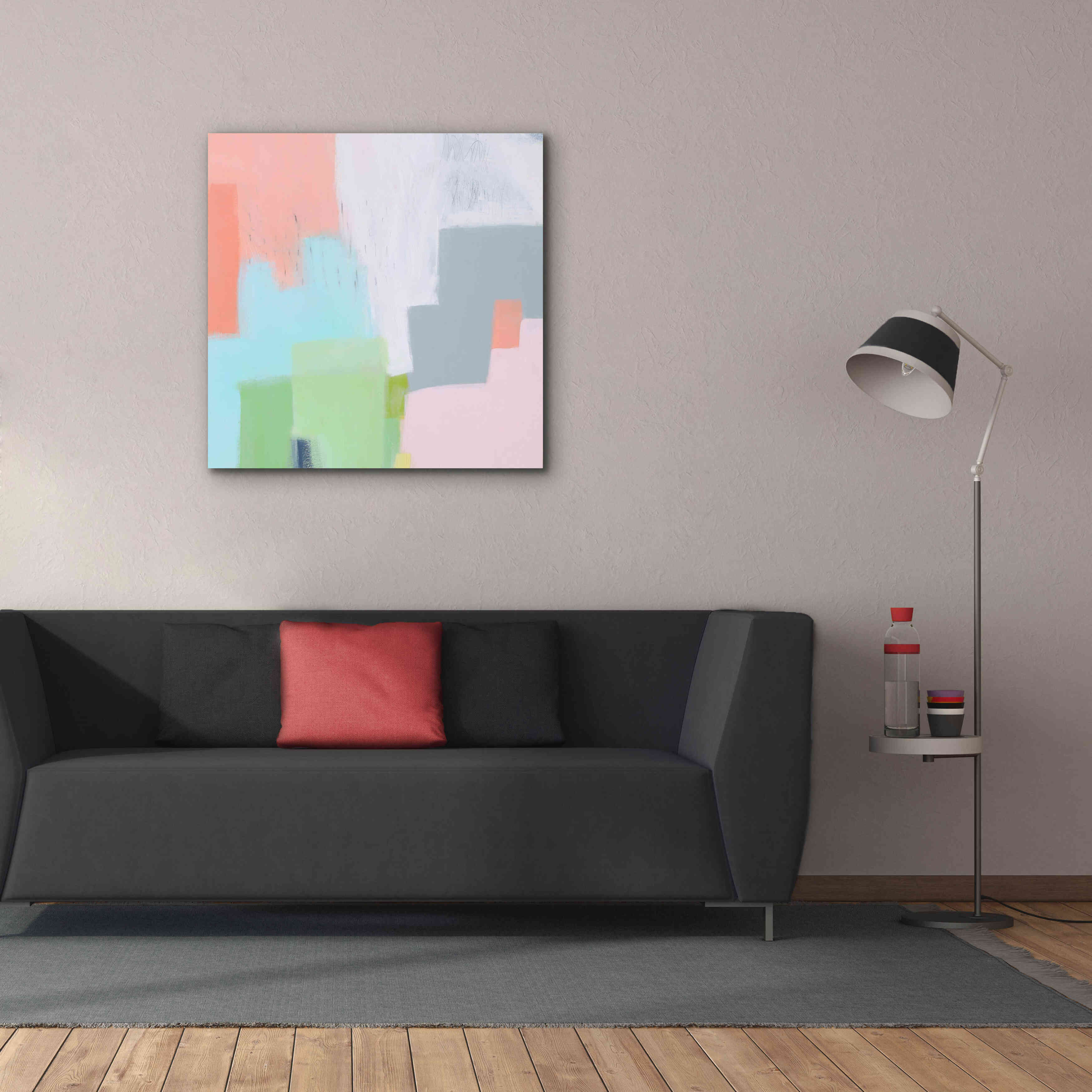 'Persica' by Melissa Donoho, Giclee Canvas Wall Art,37x37