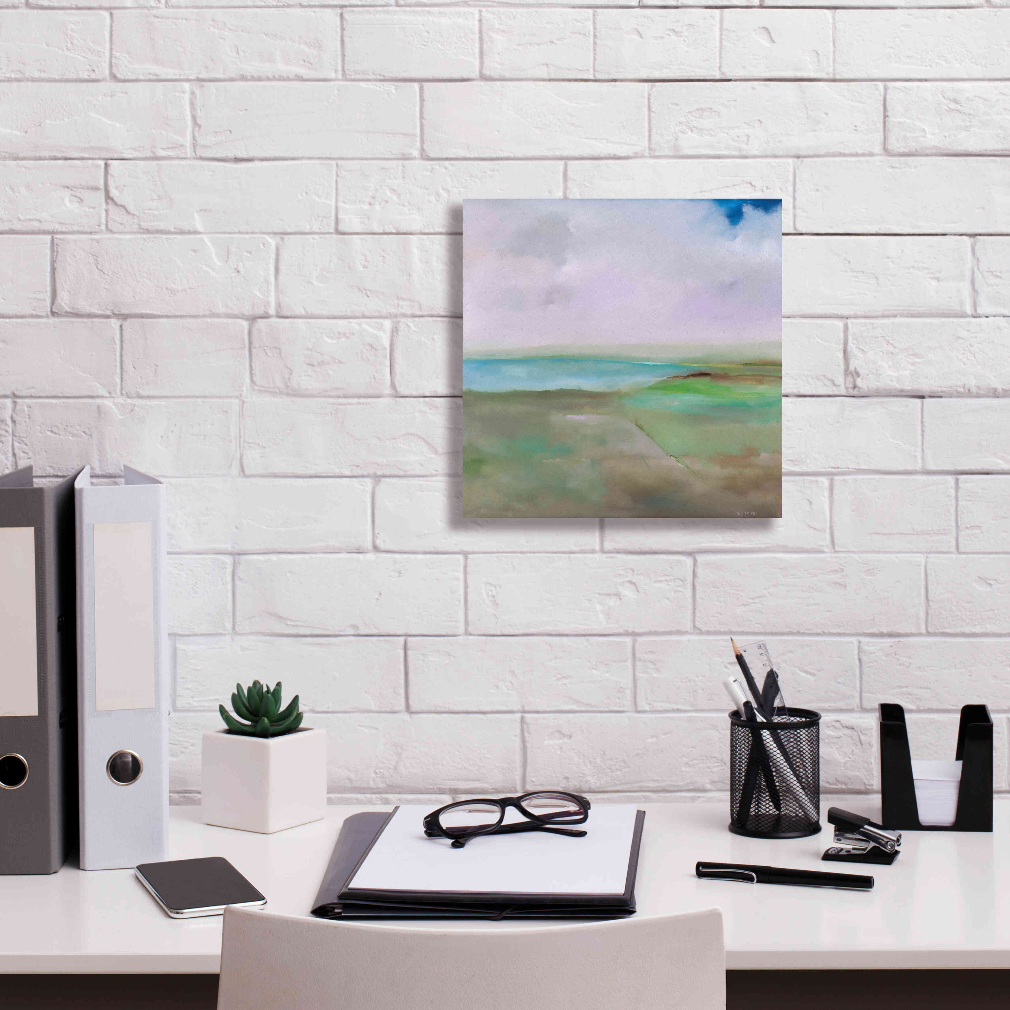 'Crossroads' by Michael A. Diliberto, Giclee Canvas Wall Art,12x12