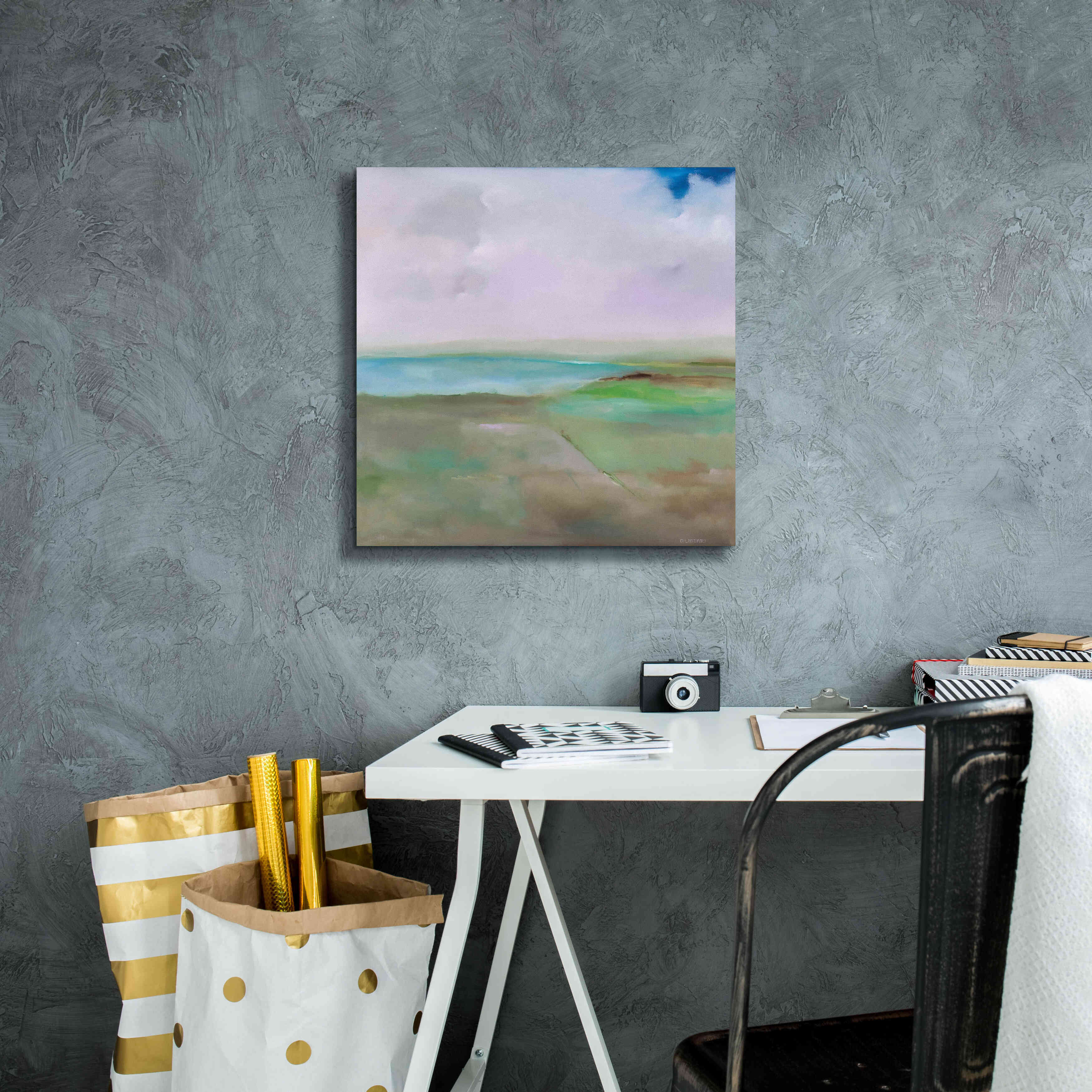 'Crossroads' by Michael A. Diliberto, Giclee Canvas Wall Art,18x18