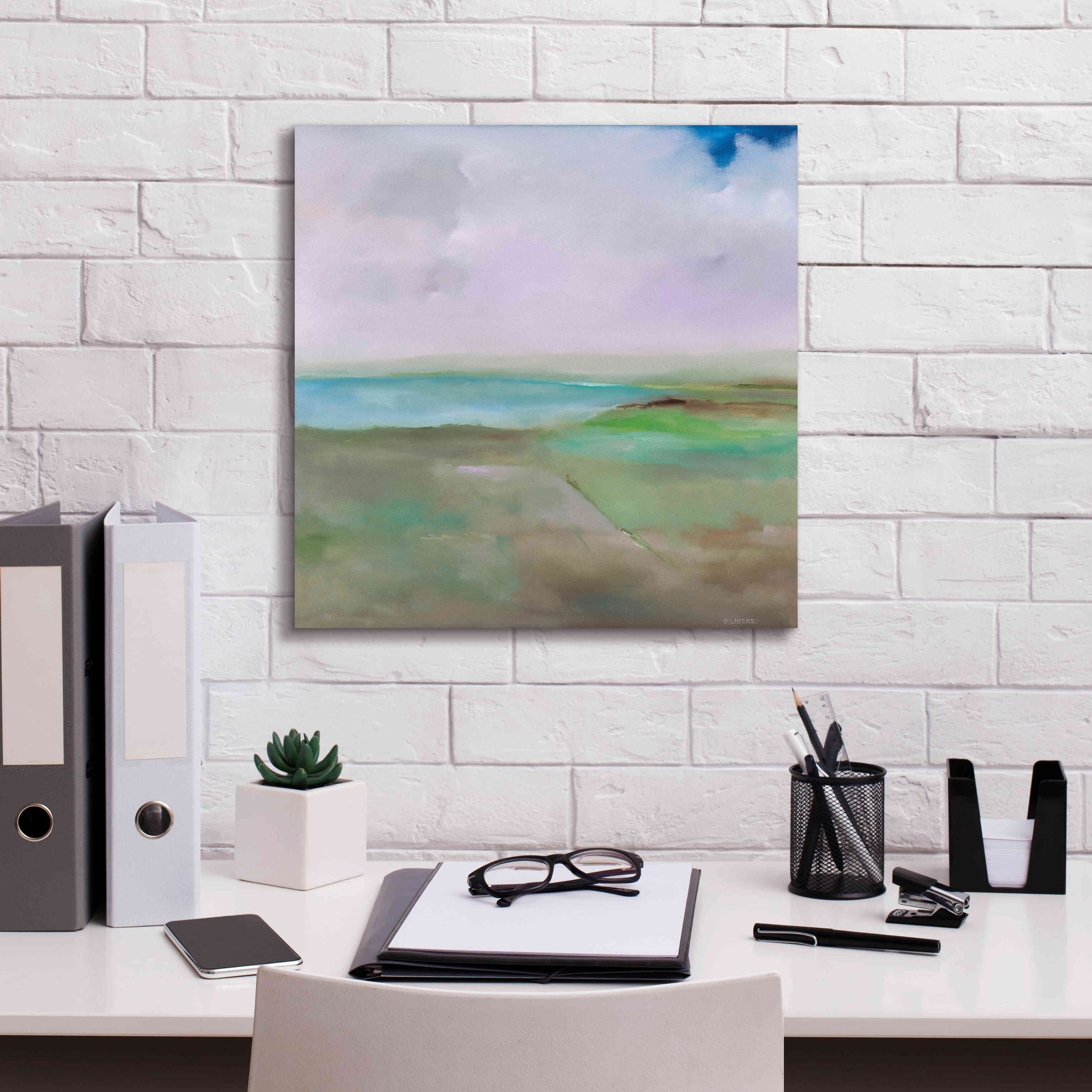 'Crossroads' by Michael A. Diliberto, Giclee Canvas Wall Art,18x18
