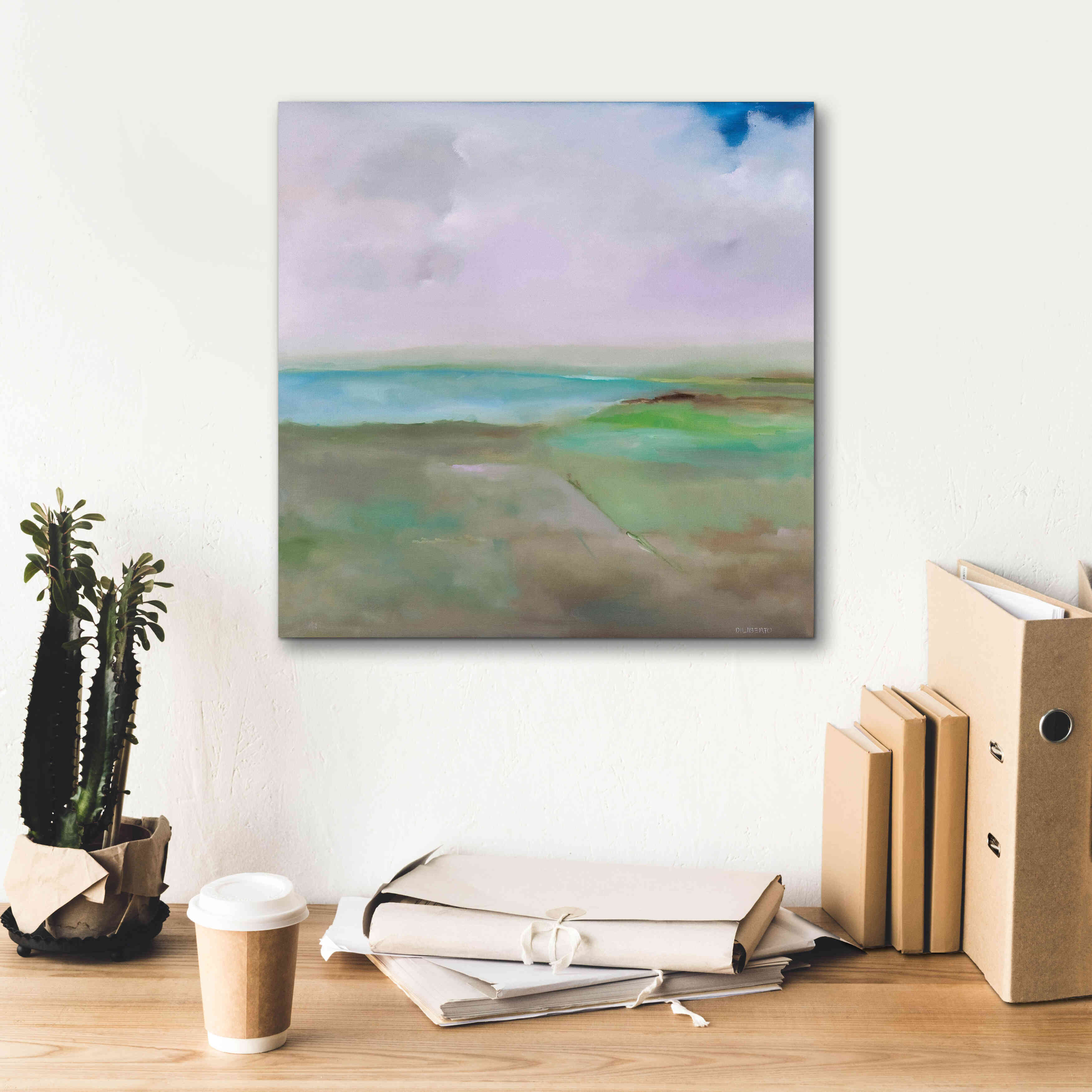 'Crossroads' by Michael A. Diliberto, Giclee Canvas Wall Art,18x18