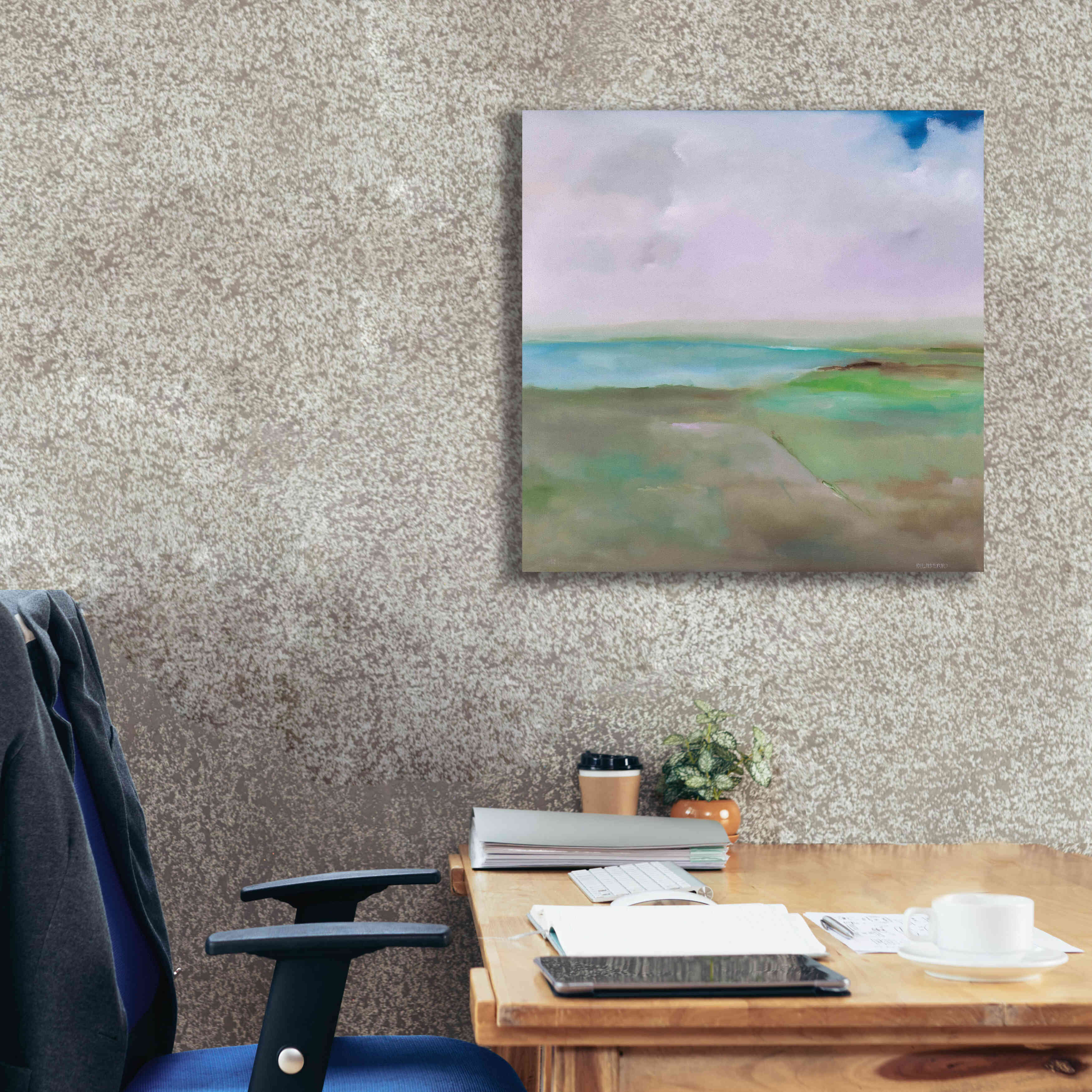'Crossroads' by Michael A. Diliberto, Giclee Canvas Wall Art,26x26
