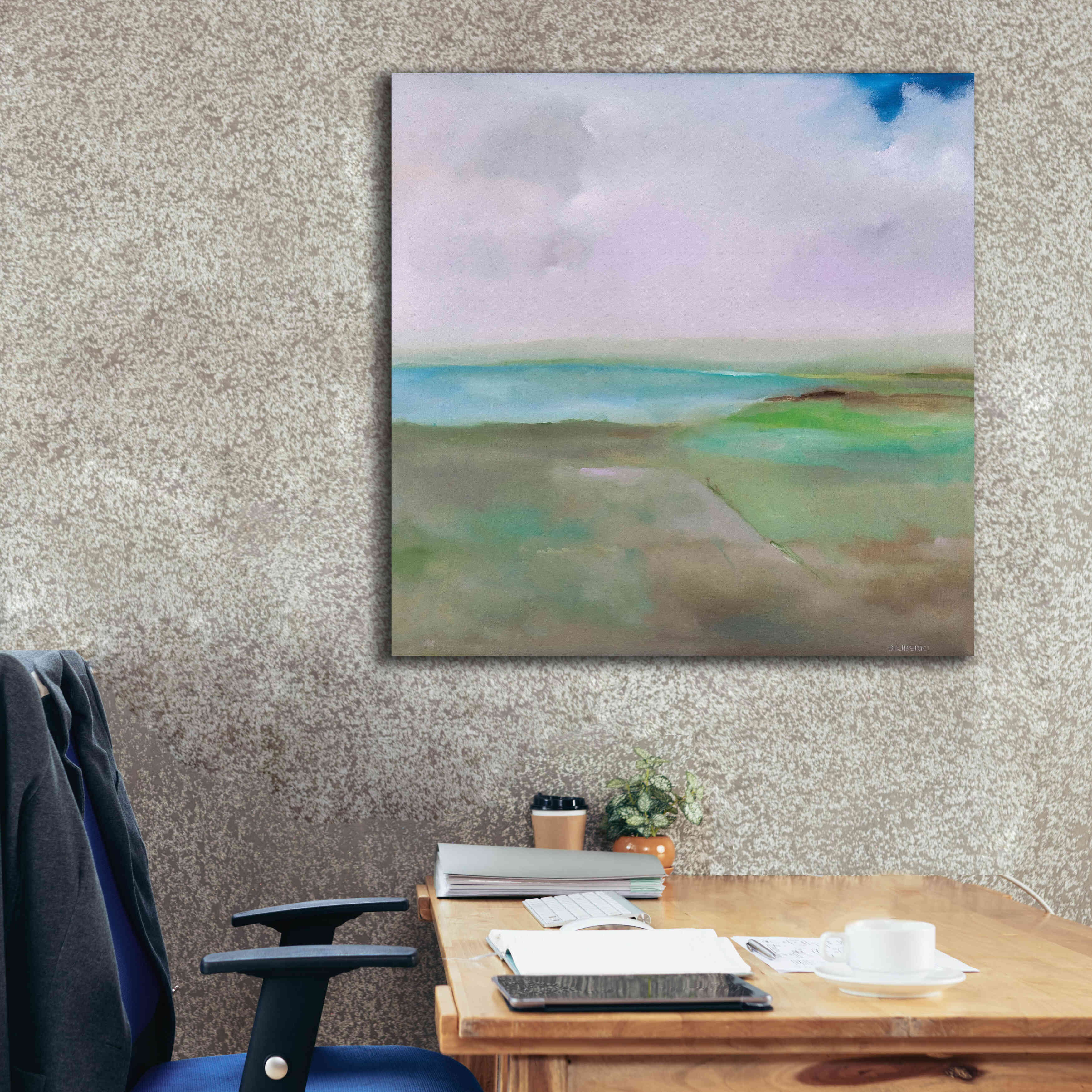 'Crossroads' by Michael A. Diliberto, Giclee Canvas Wall Art,37x37