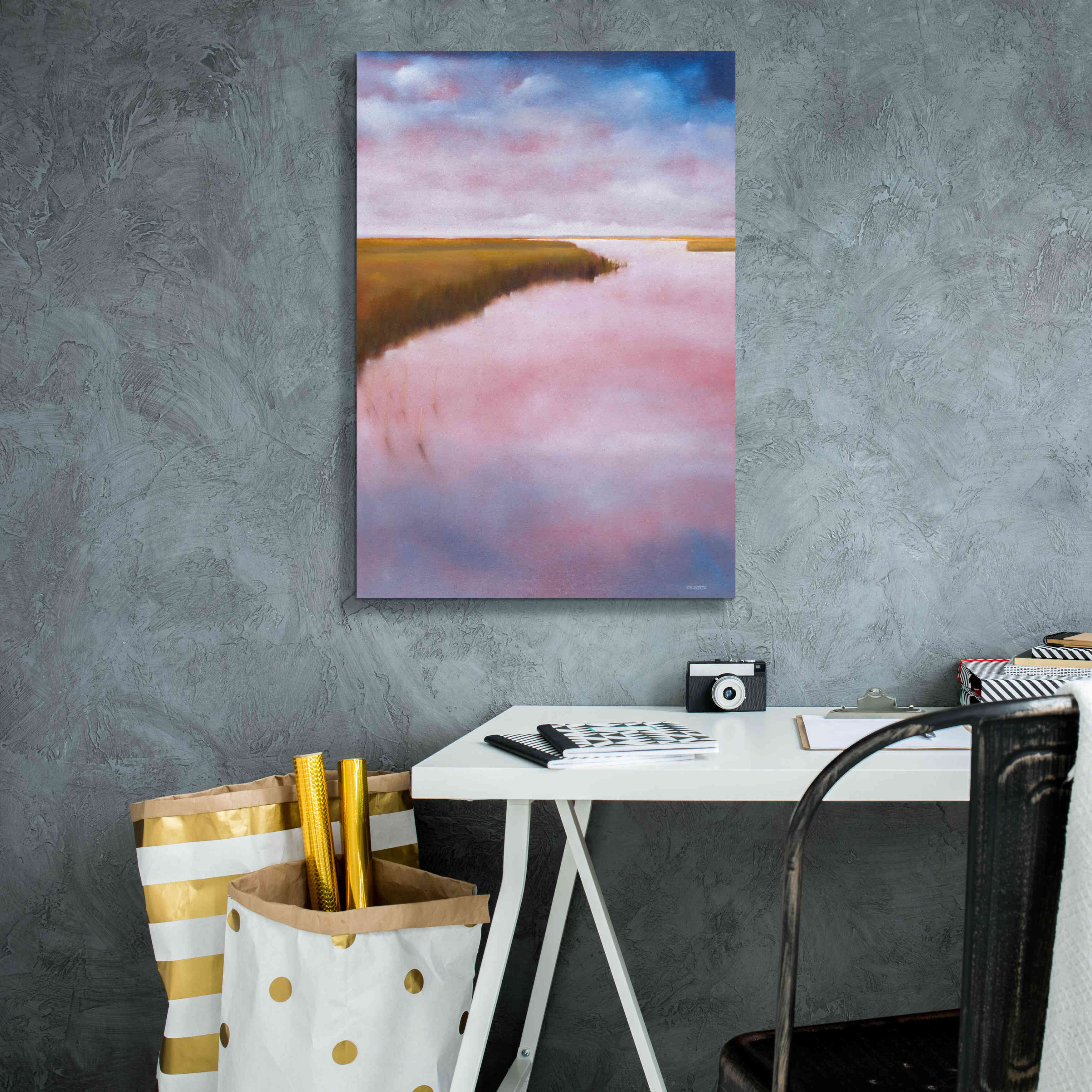 'Lowlands' by Michael A. Diliberto, Giclee Canvas Wall Art,18x26