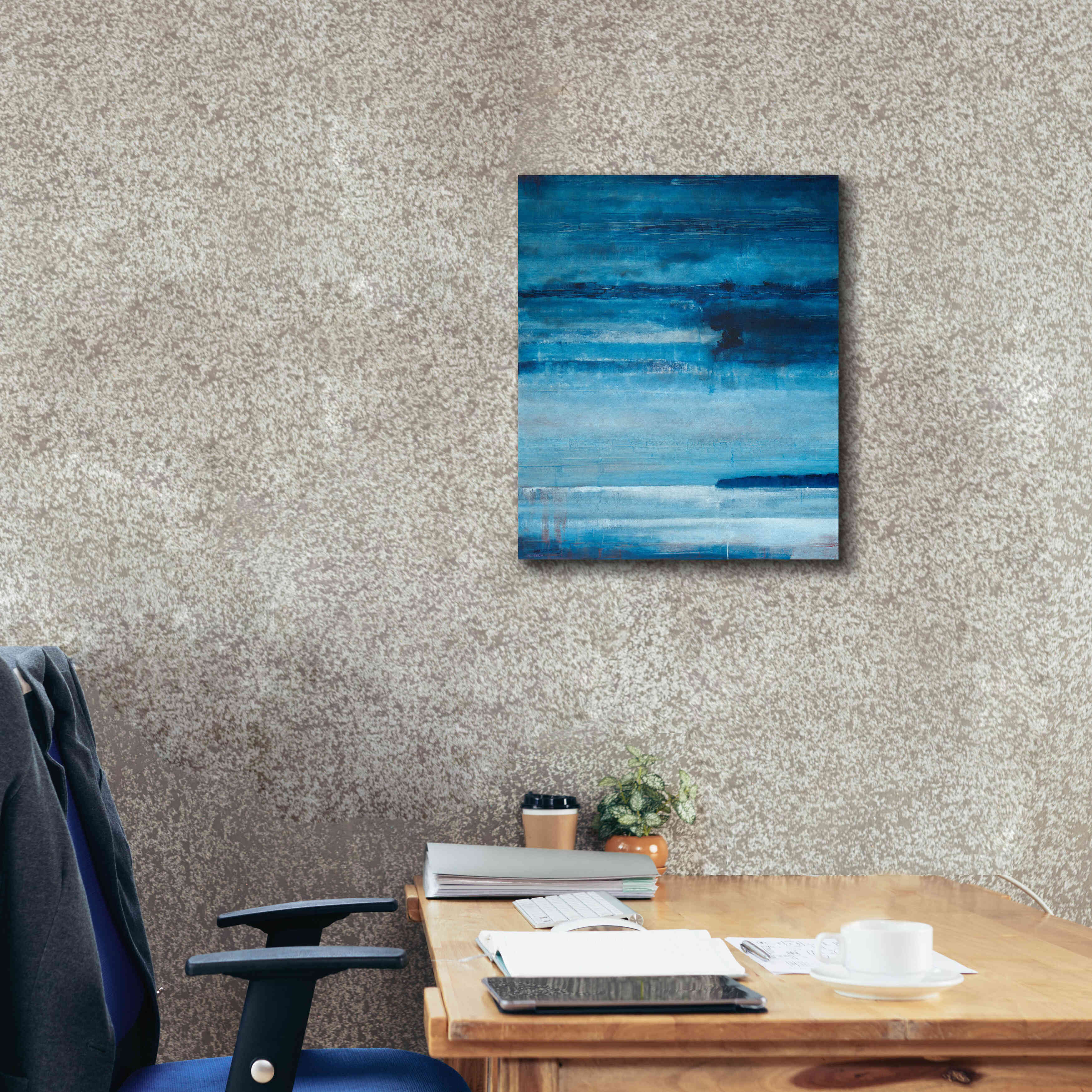 'Ocean Blue' by Michael A. Diliberto, Giclee Canvas Wall Art,20x24