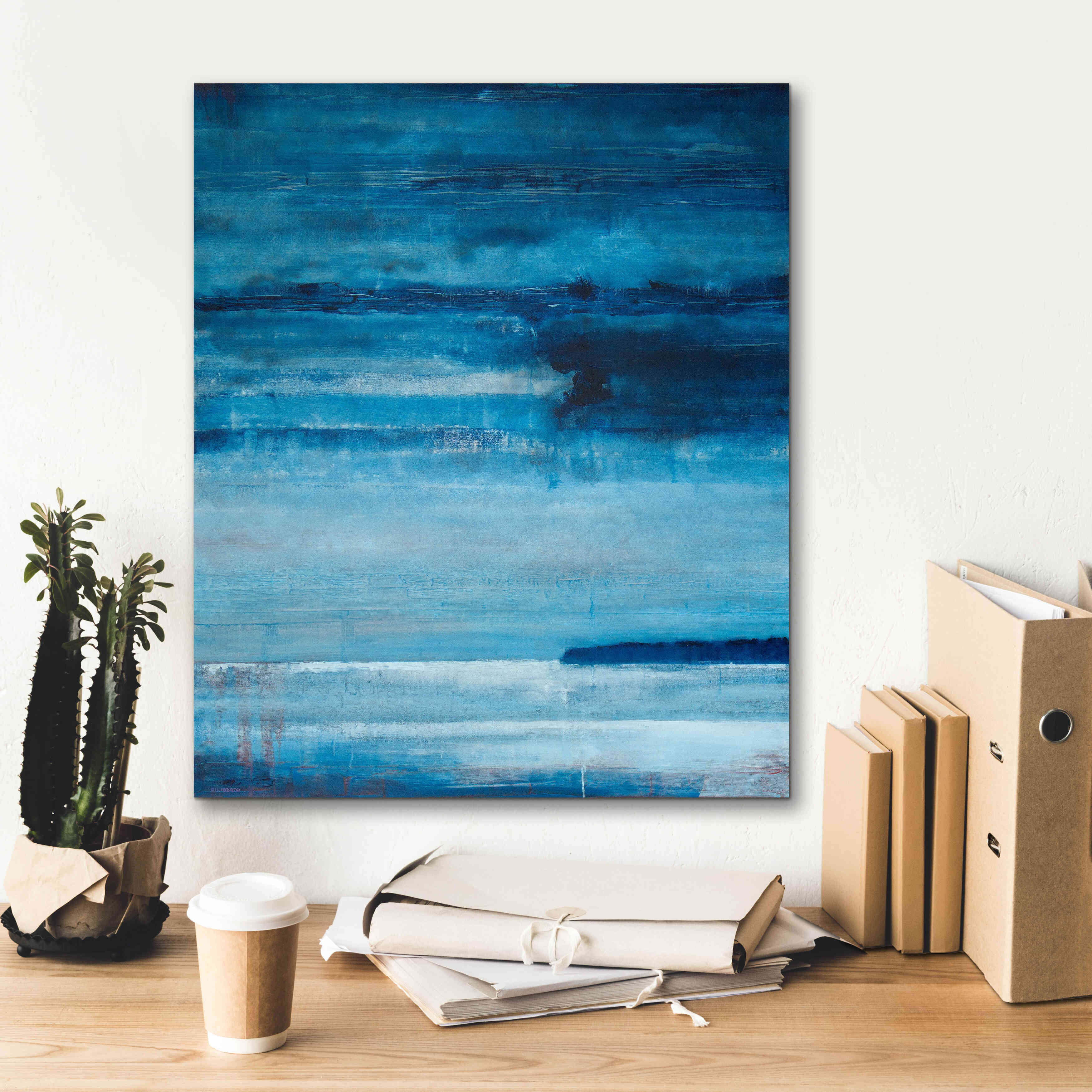 'Ocean Blue' by Michael A. Diliberto, Giclee Canvas Wall Art,20x24