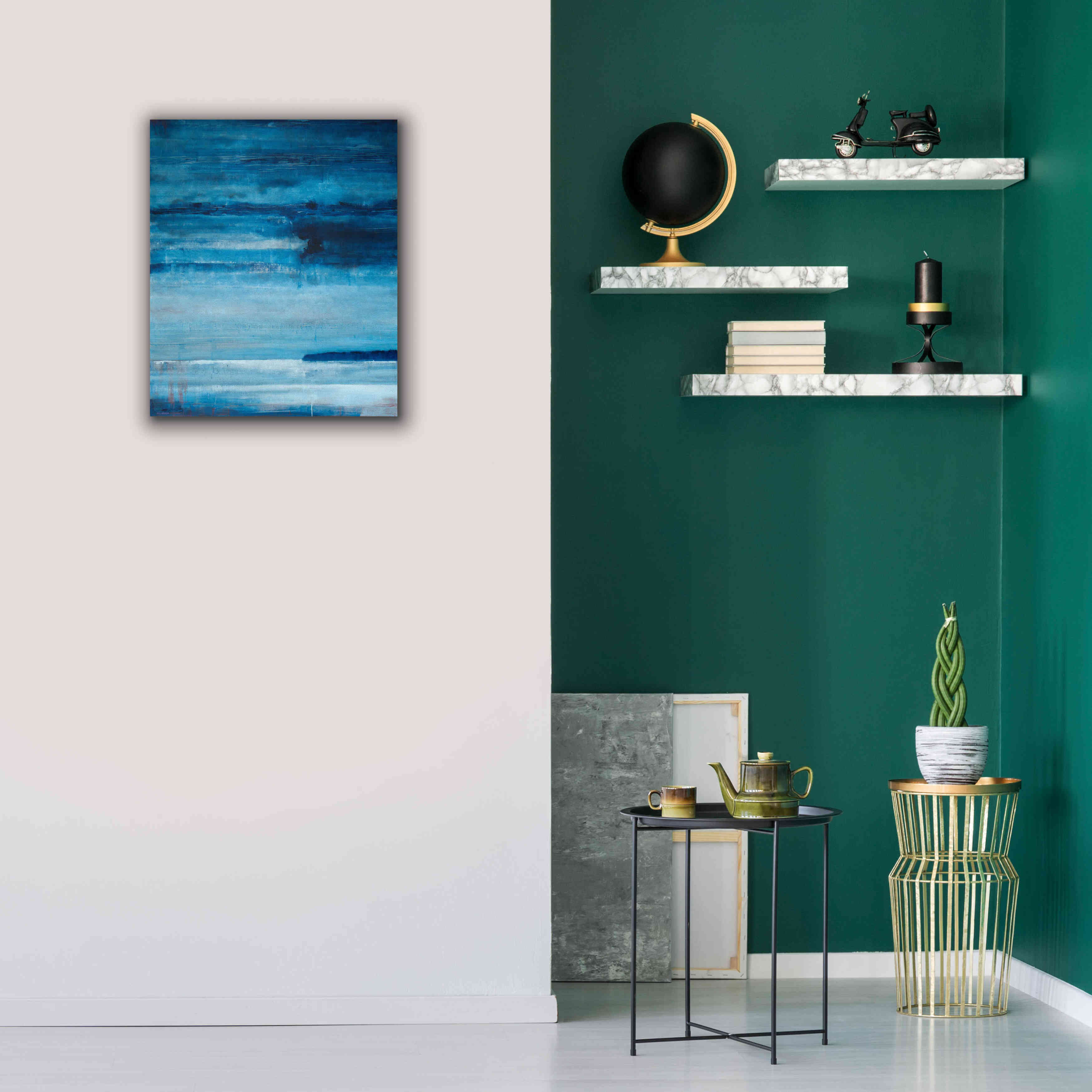 'Ocean Blue' by Michael A. Diliberto, Giclee Canvas Wall Art,20x24