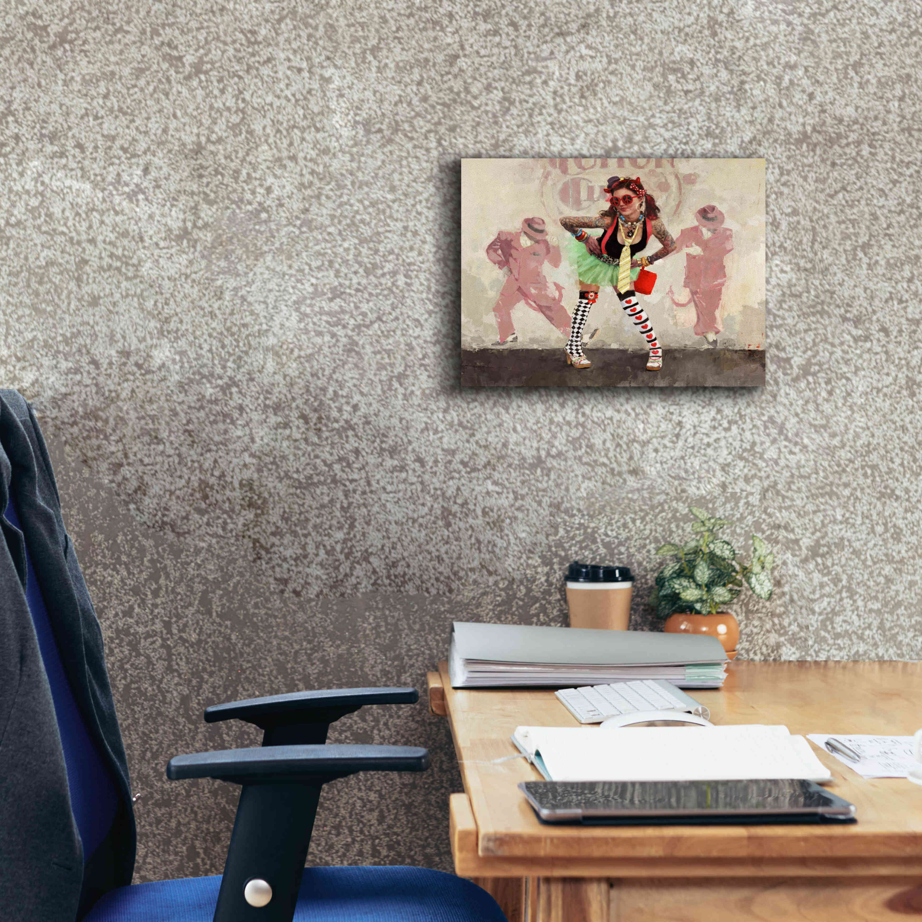 'Devil or Angel' by Michael Fitzpatrick, Giclee Canvas Wall Art,16x12
