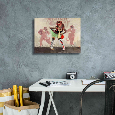 Image of 'Devil or Angel' by Michael Fitzpatrick, Giclee Canvas Wall Art,16x12