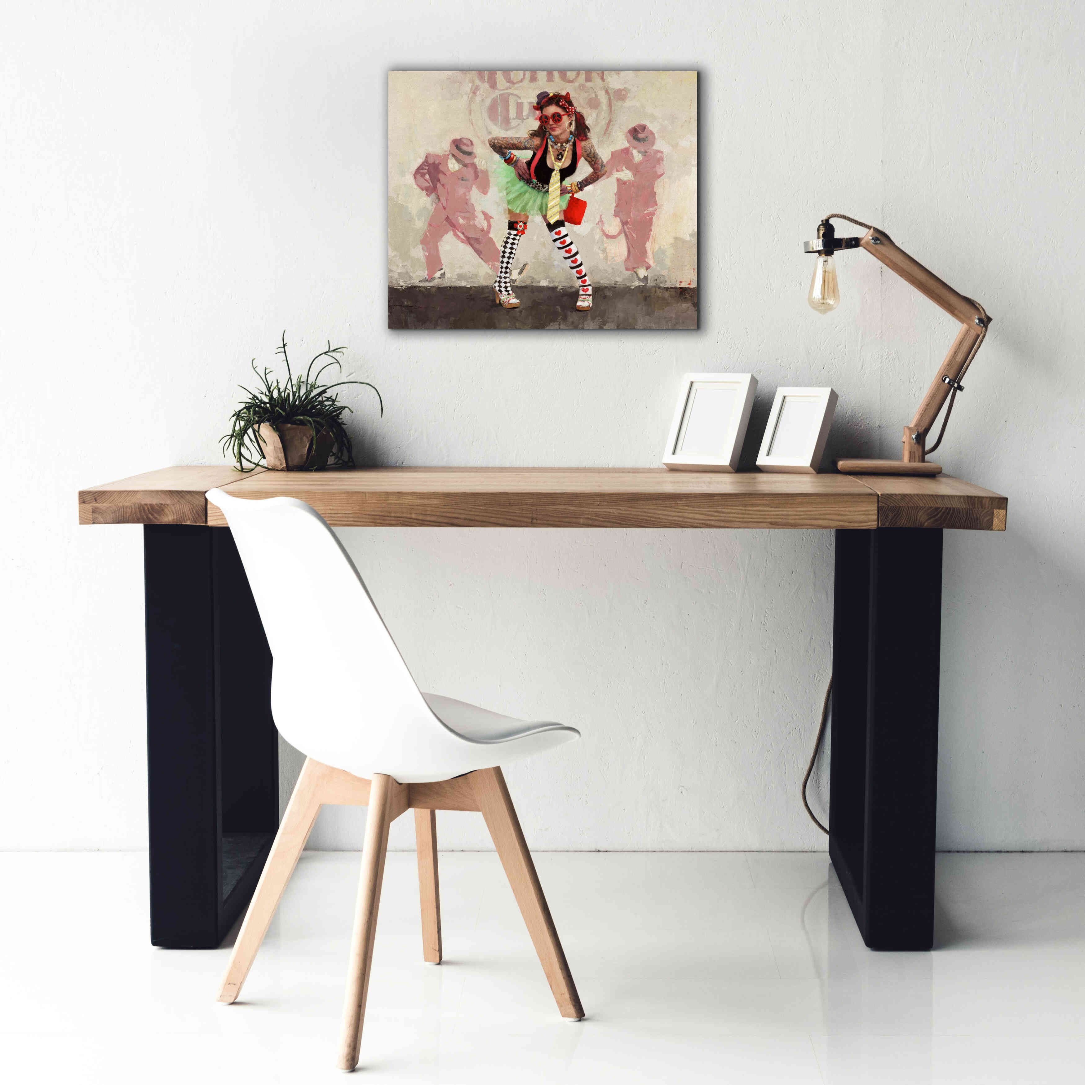 'Devil or Angel' by Michael Fitzpatrick, Giclee Canvas Wall Art,24x20