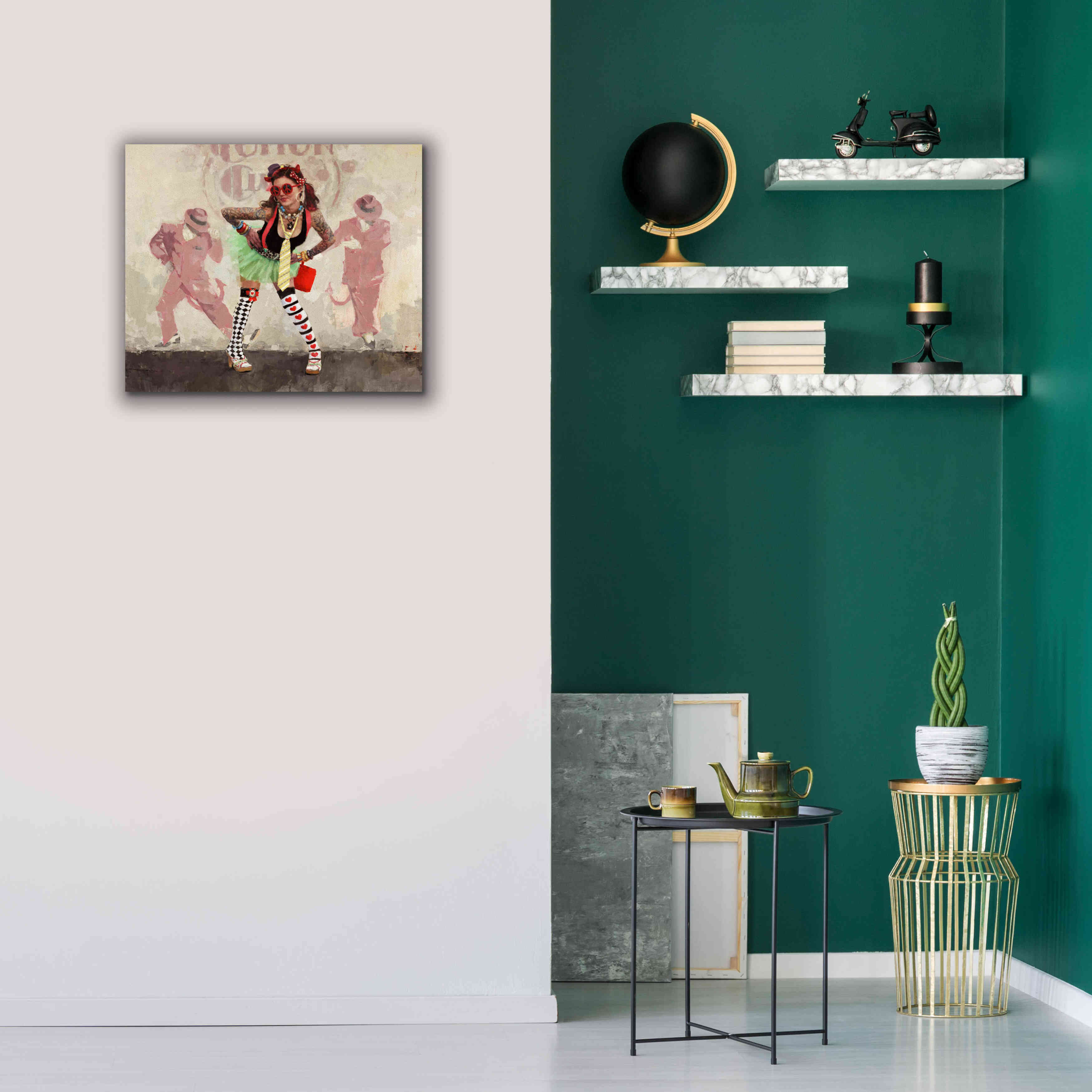 'Devil or Angel' by Michael Fitzpatrick, Giclee Canvas Wall Art,24x20