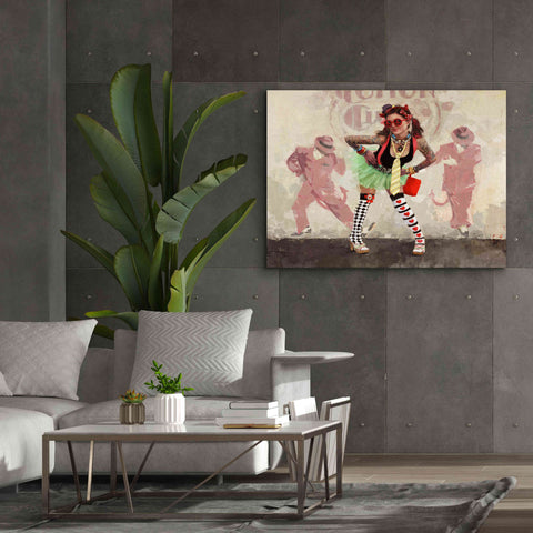 Image of 'Devil or Angel' by Michael Fitzpatrick, Giclee Canvas Wall Art,54x40