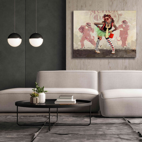 Image of 'Devil or Angel' by Michael Fitzpatrick, Giclee Canvas Wall Art,54x40