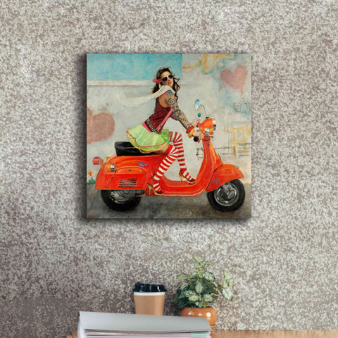 Image of 'This Is How I Roll' by Michael Fitzpatrick, Giclee Canvas Wall Art,18x18