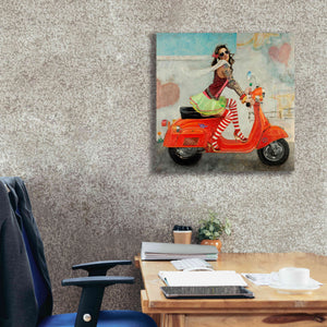 'This Is How I Roll' by Michael Fitzpatrick, Giclee Canvas Wall Art,26x26