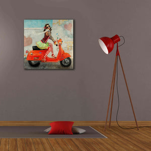 'This Is How I Roll' by Michael Fitzpatrick, Giclee Canvas Wall Art,26x26