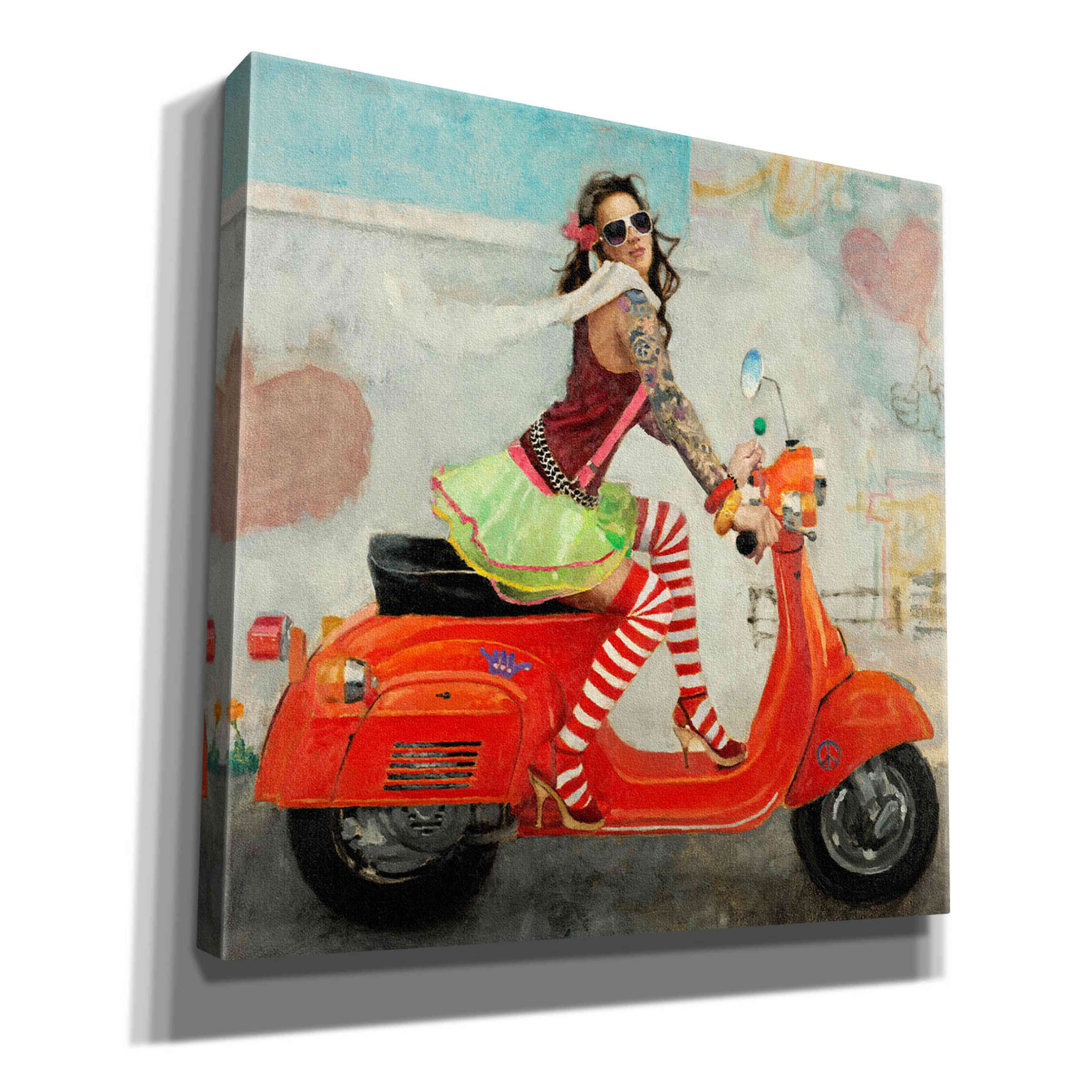 'This Is How I Roll' by Michael Fitzpatrick, Giclee Canvas Wall Art