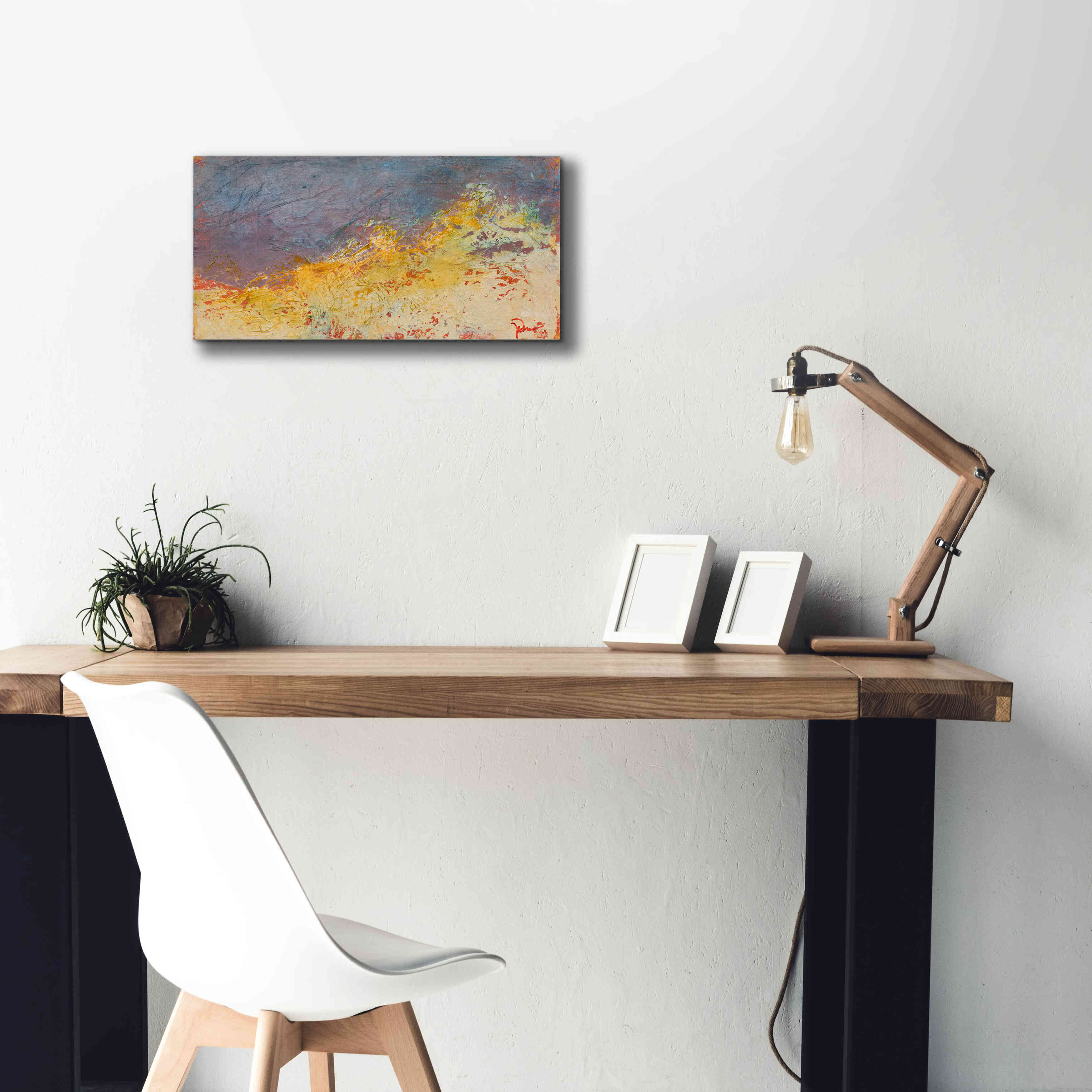 'Aerial' by Patrick Dennis, Giclee Canvas Wall Art,24x12
