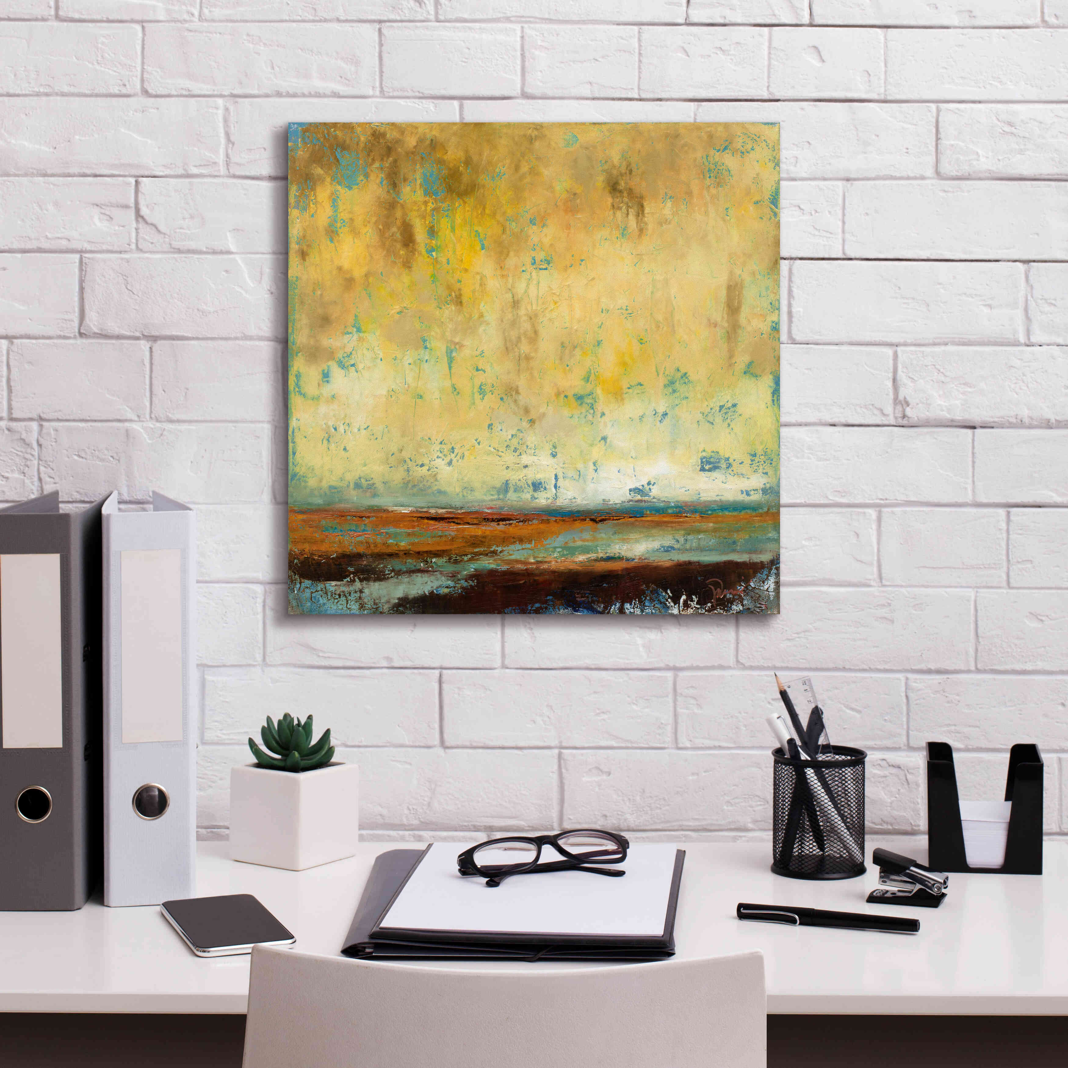 'Air Quality' by Patrick Dennis, Giclee Canvas Wall Art,18x18