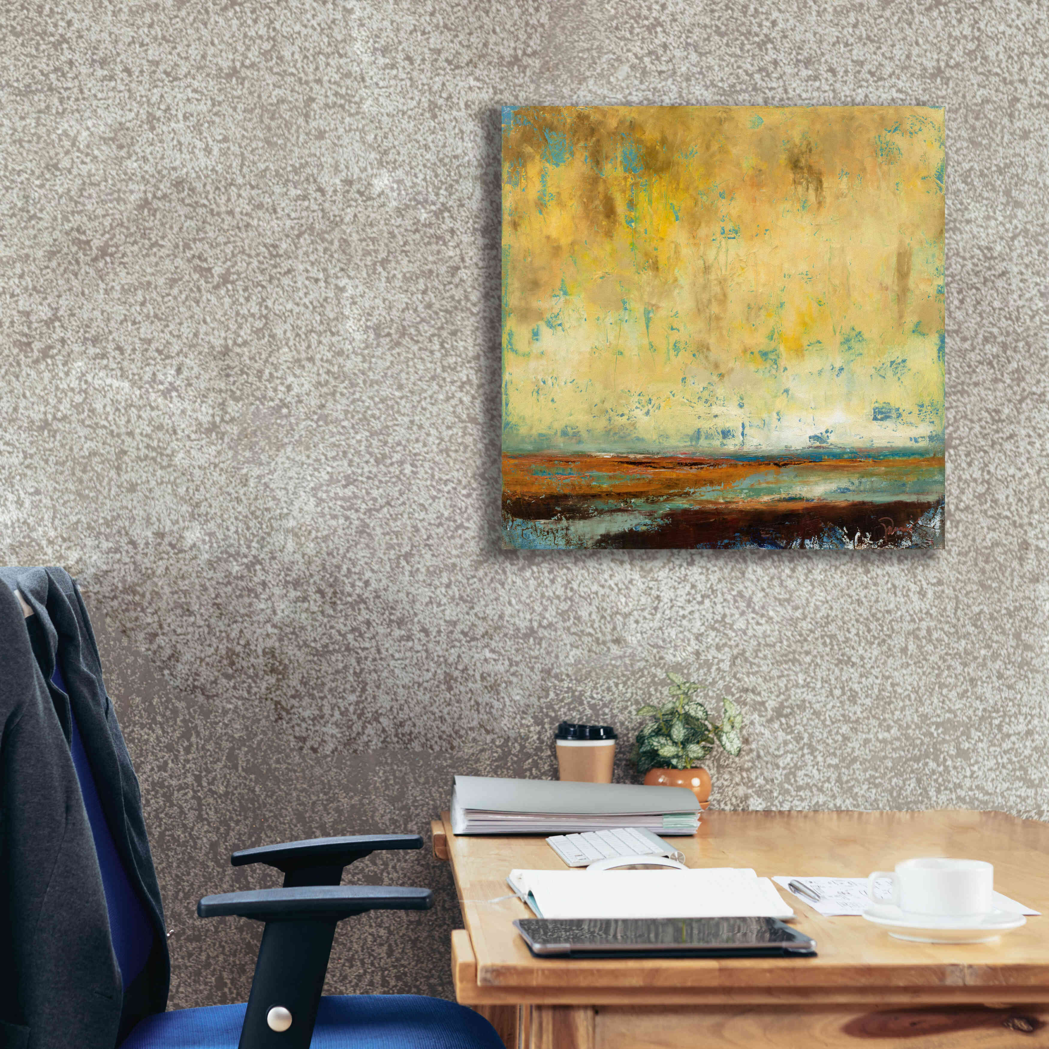 'Air Quality' by Patrick Dennis, Giclee Canvas Wall Art,26x26