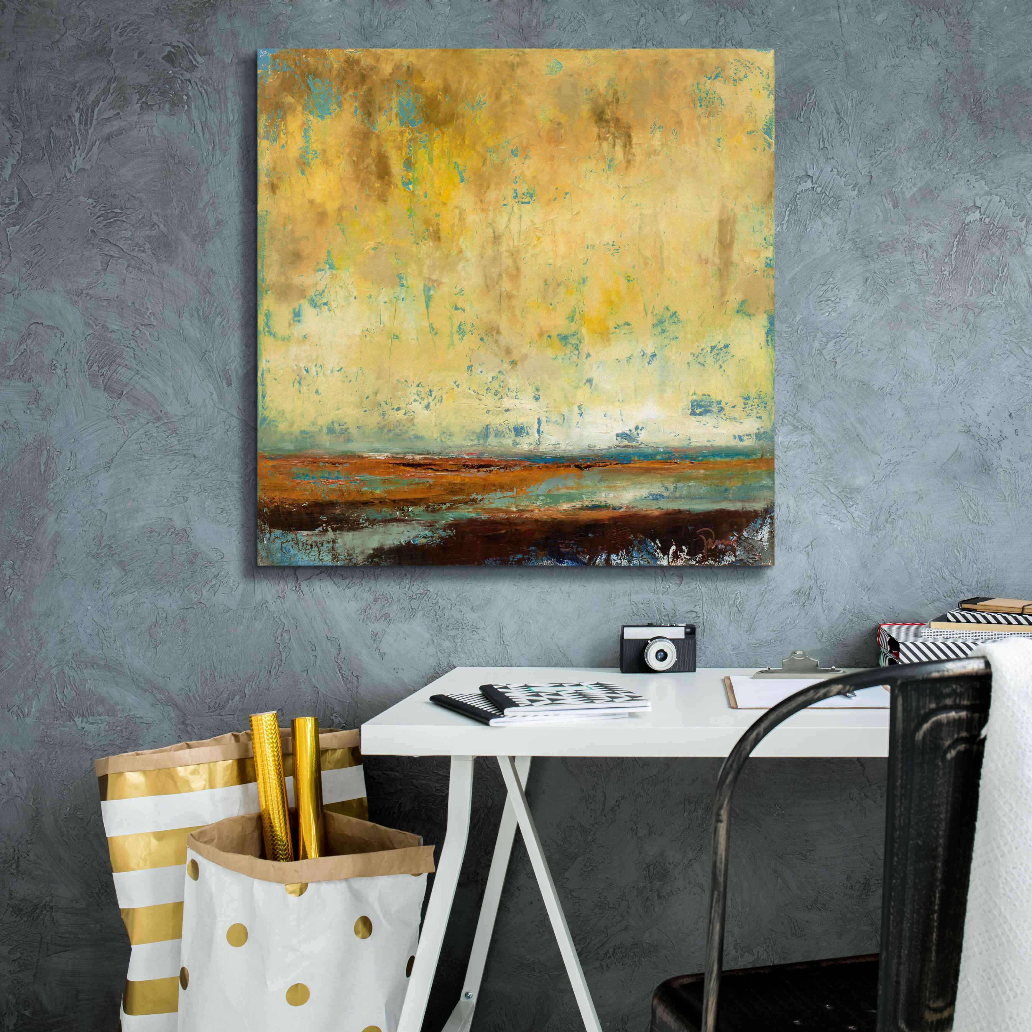 'Air Quality' by Patrick Dennis, Giclee Canvas Wall Art,26x26