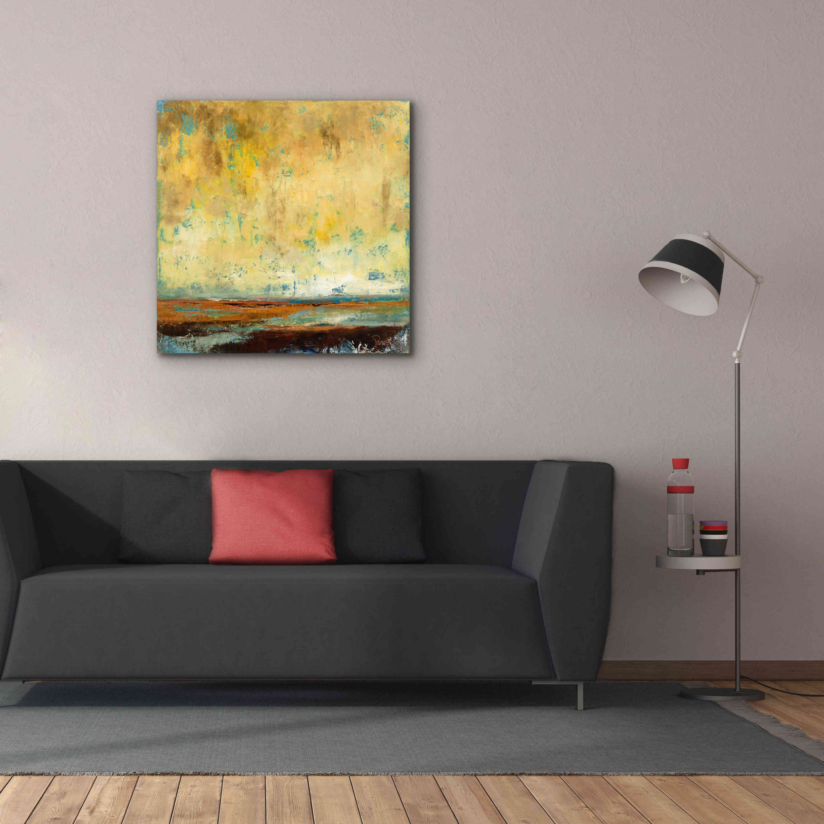 'Air Quality' by Patrick Dennis, Giclee Canvas Wall Art,37x37