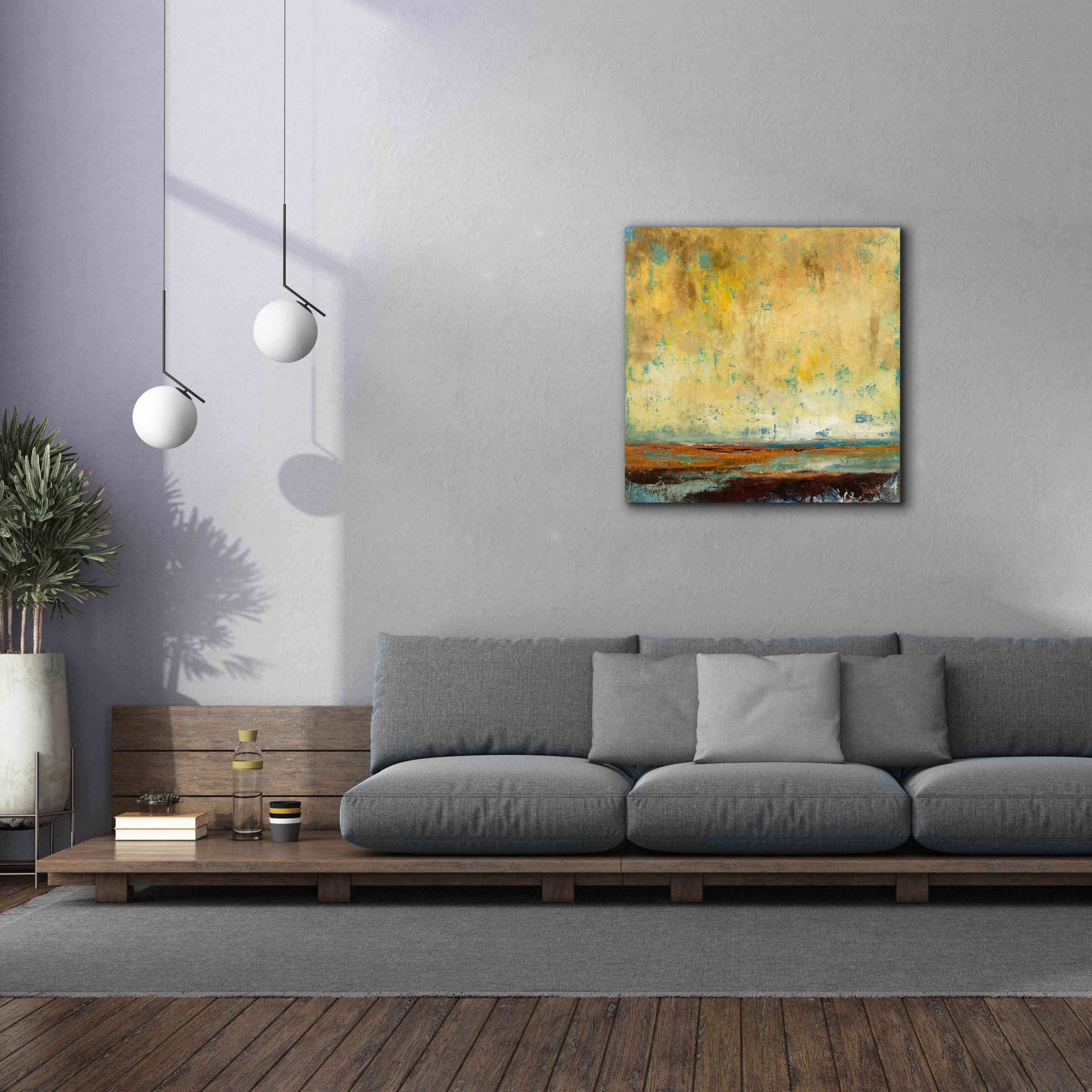 'Air Quality' by Patrick Dennis, Giclee Canvas Wall Art,37x37