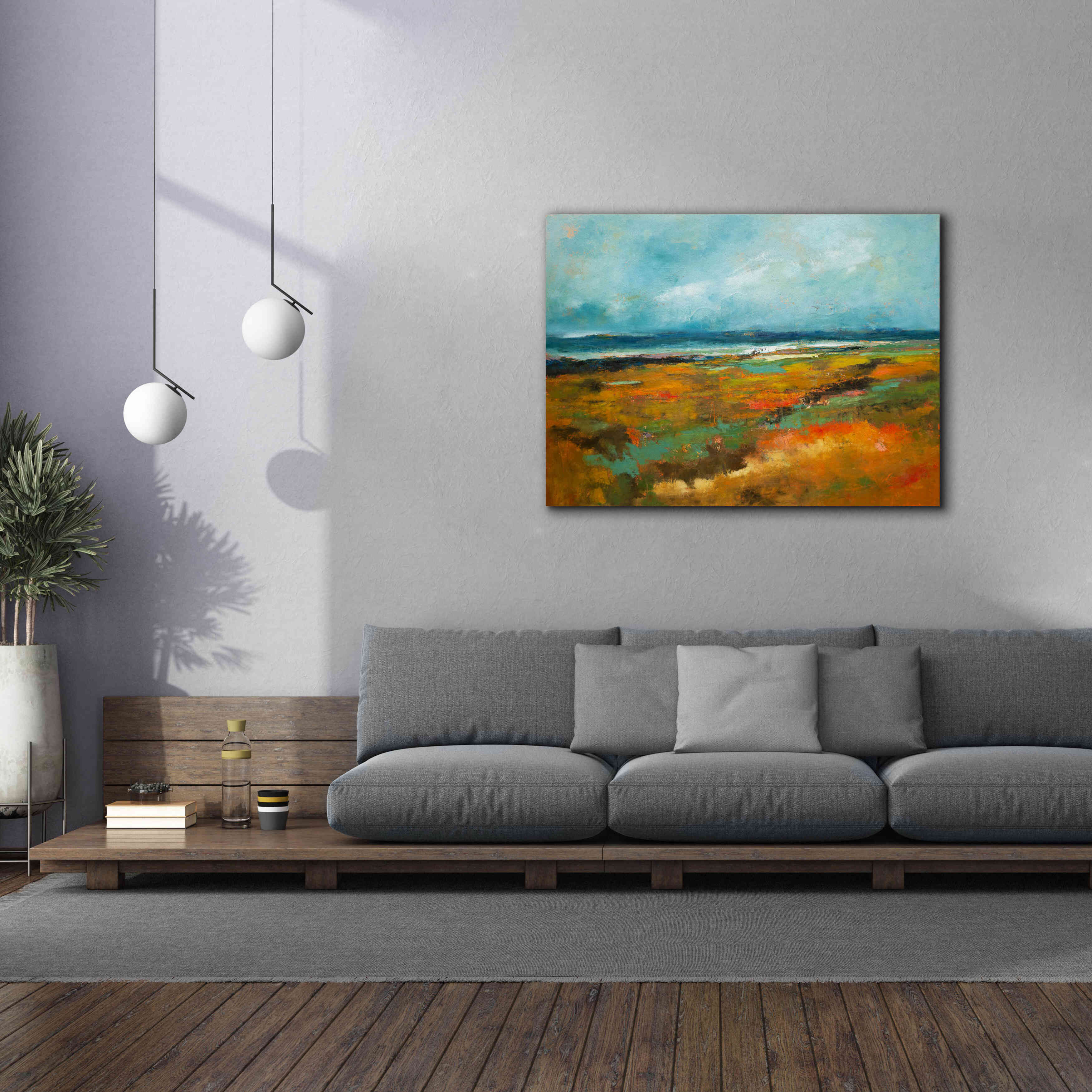 'Benchmarks' by Patrick Dennis, Giclee Canvas Wall Art,54x40