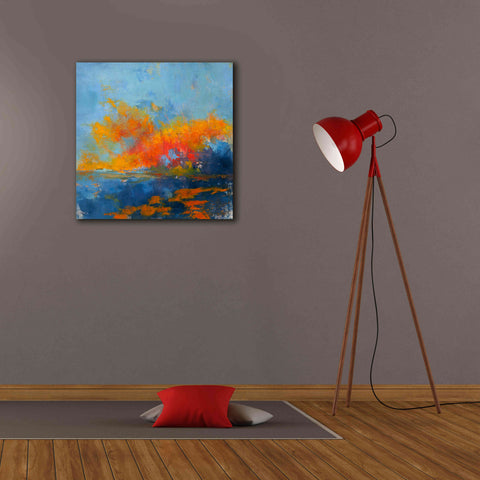 Image of 'Blue on Blue' by Patrick Dennis, Giclee Canvas Wall Art,26x26