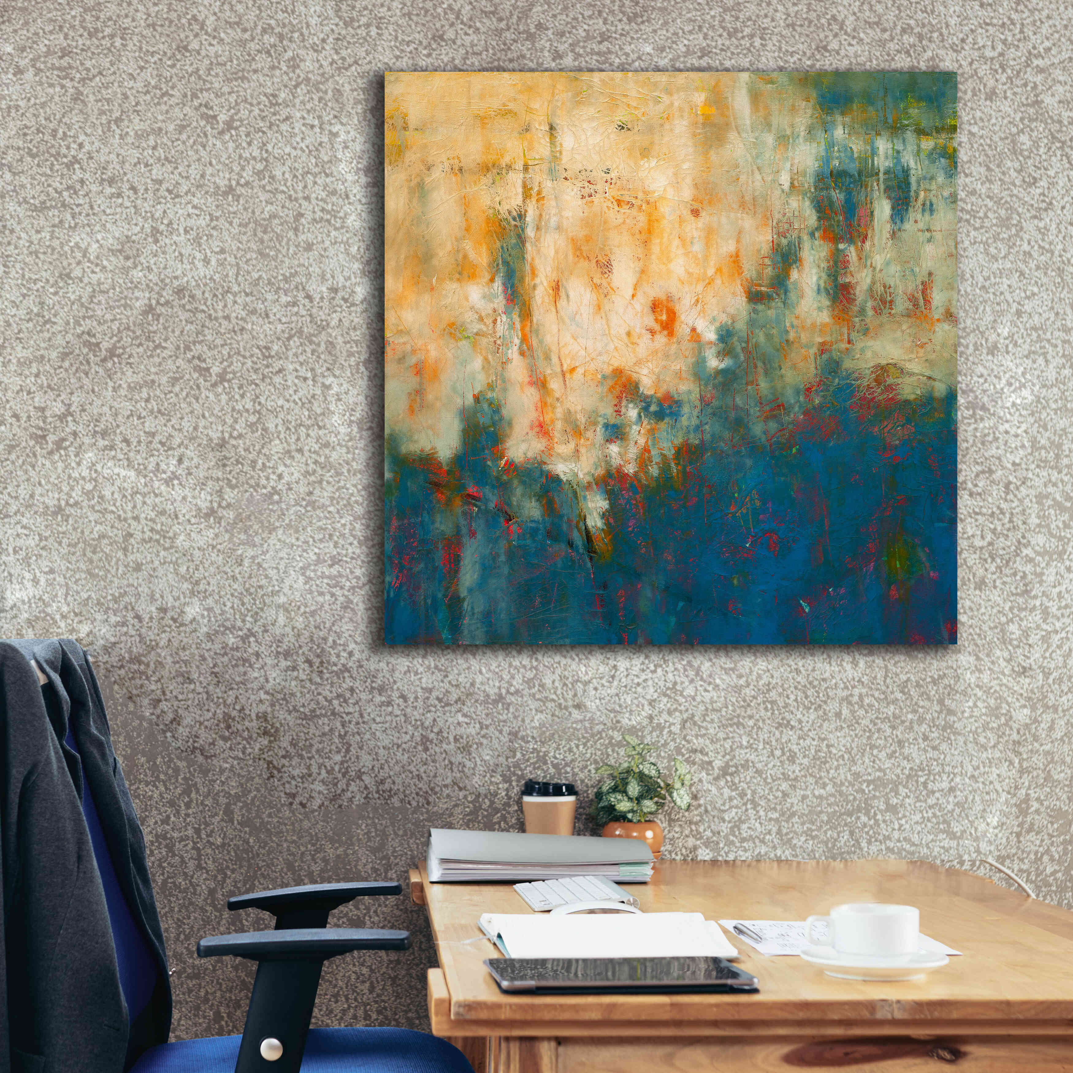 'Breathing Room' by Patrick Dennis, Giclee Canvas Wall Art,37x37