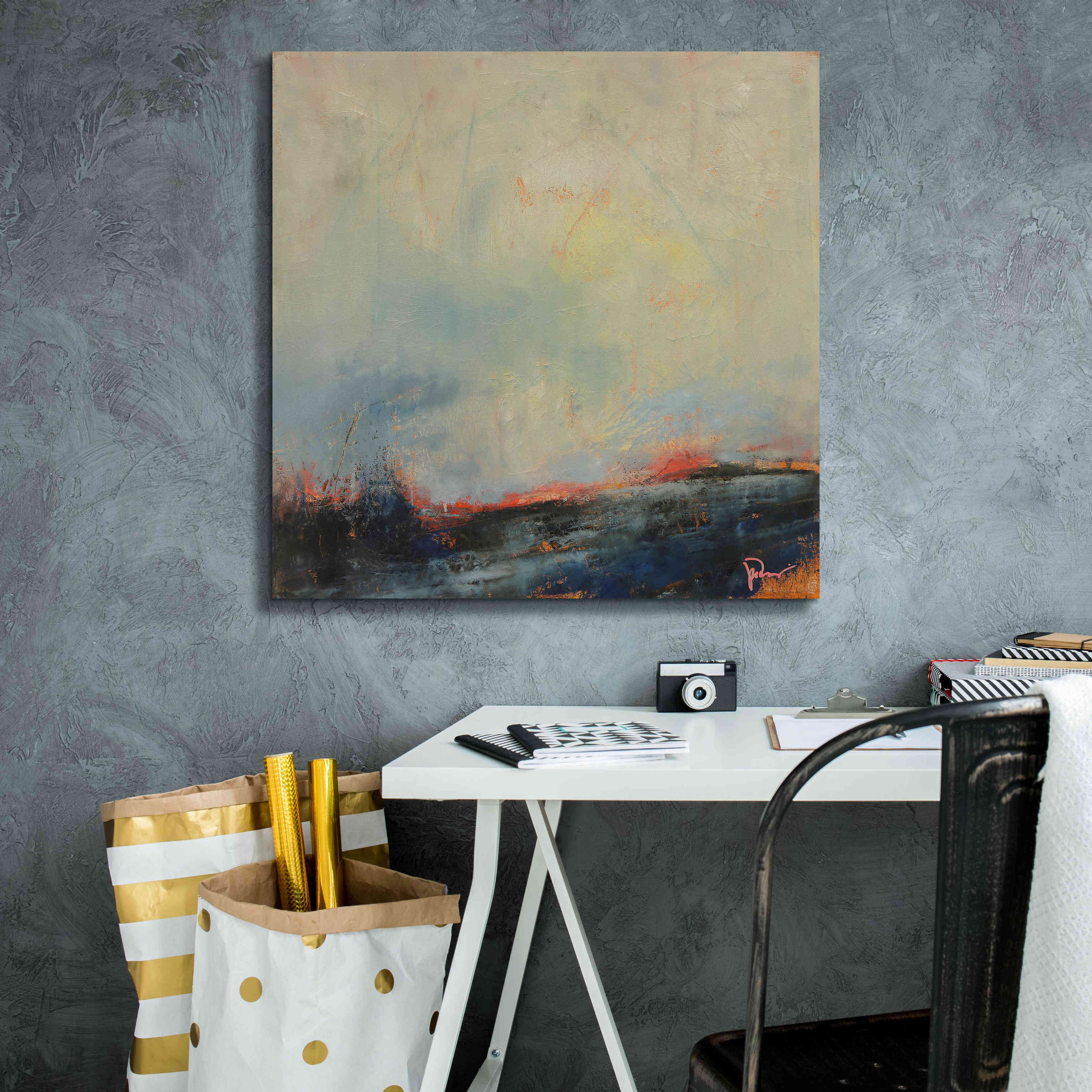 'Burnout' by Patrick Dennis, Giclee Canvas Wall Art,26x26