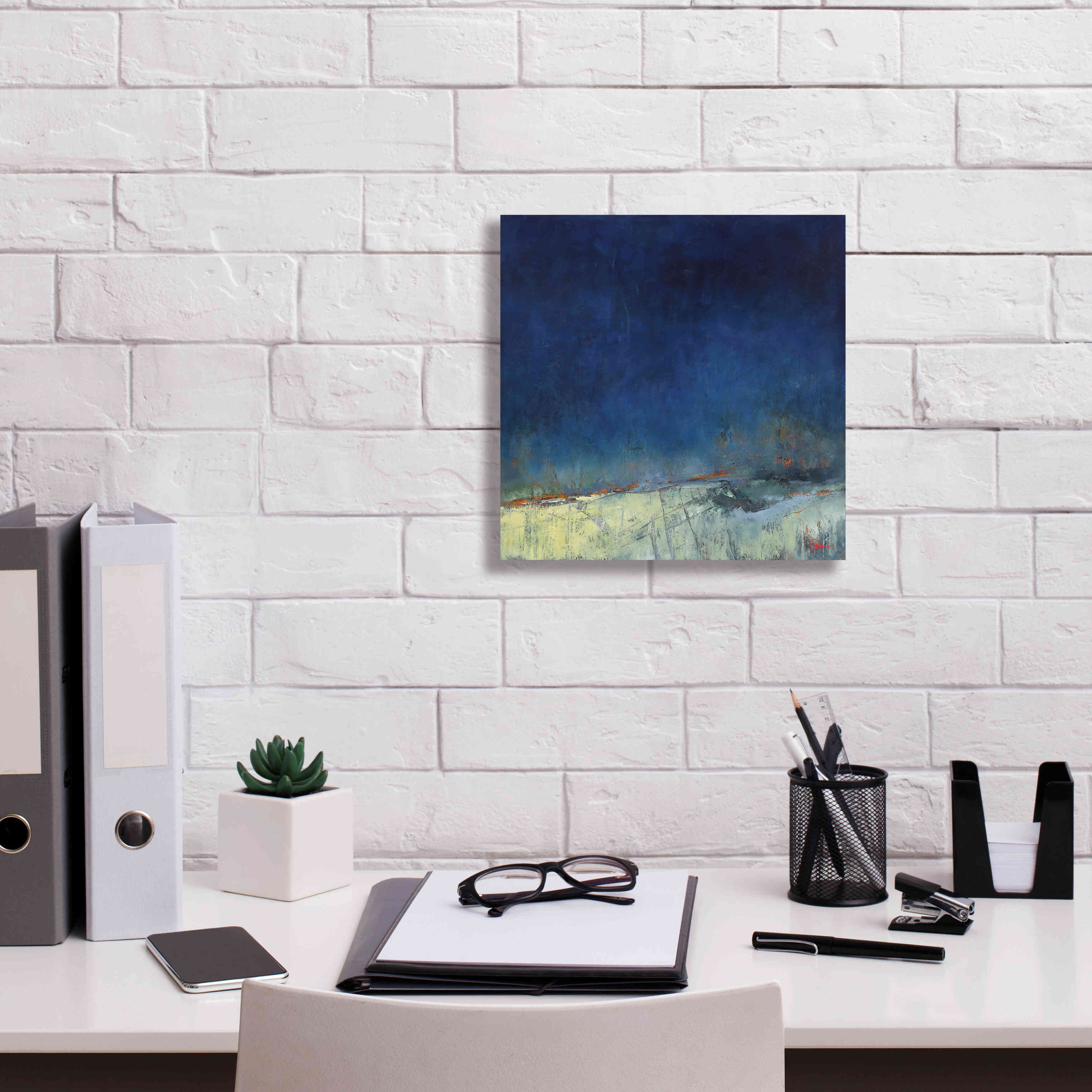 'Dugout' by Patrick Dennis, Giclee Canvas Wall Art,12x12