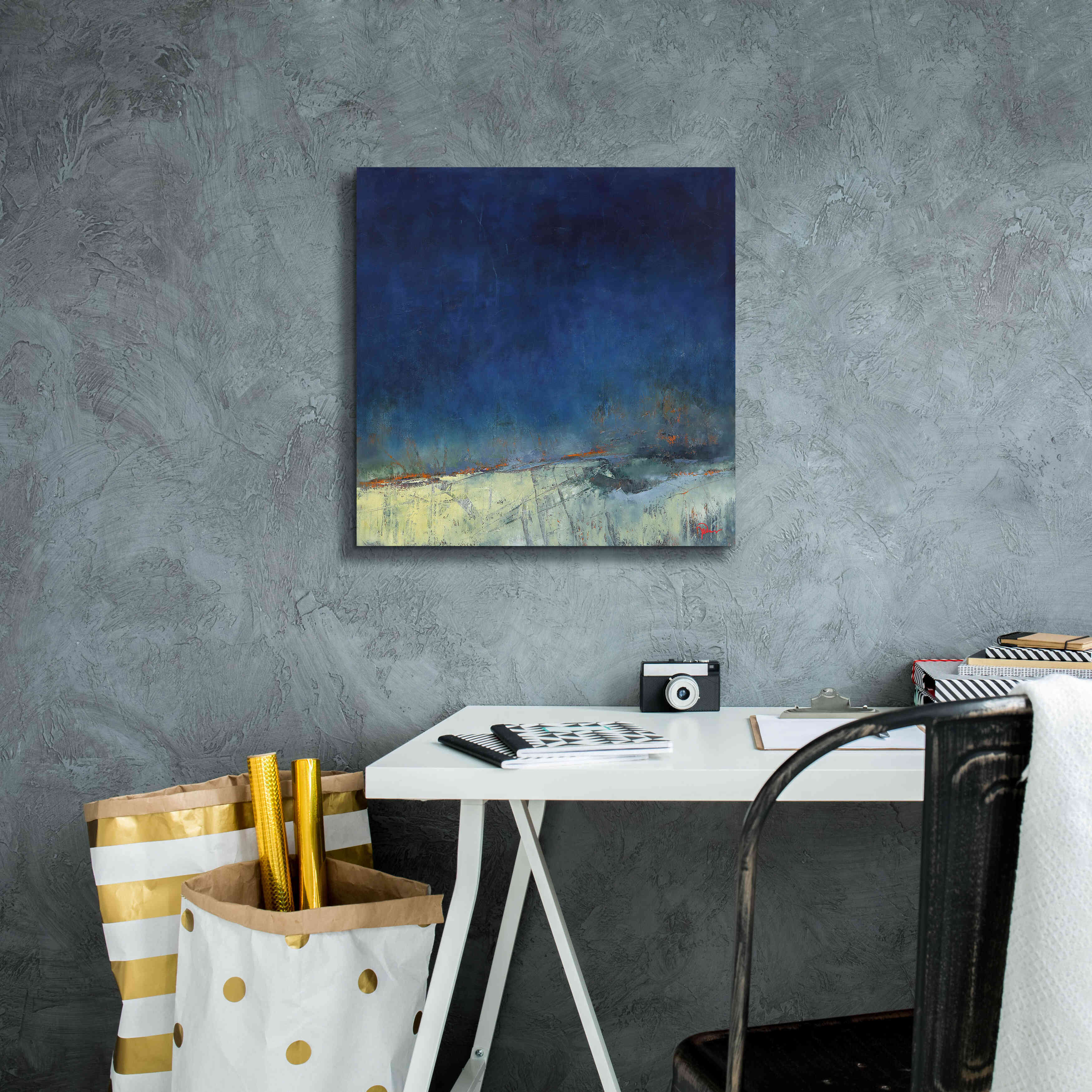 'Dugout' by Patrick Dennis, Giclee Canvas Wall Art,18x18