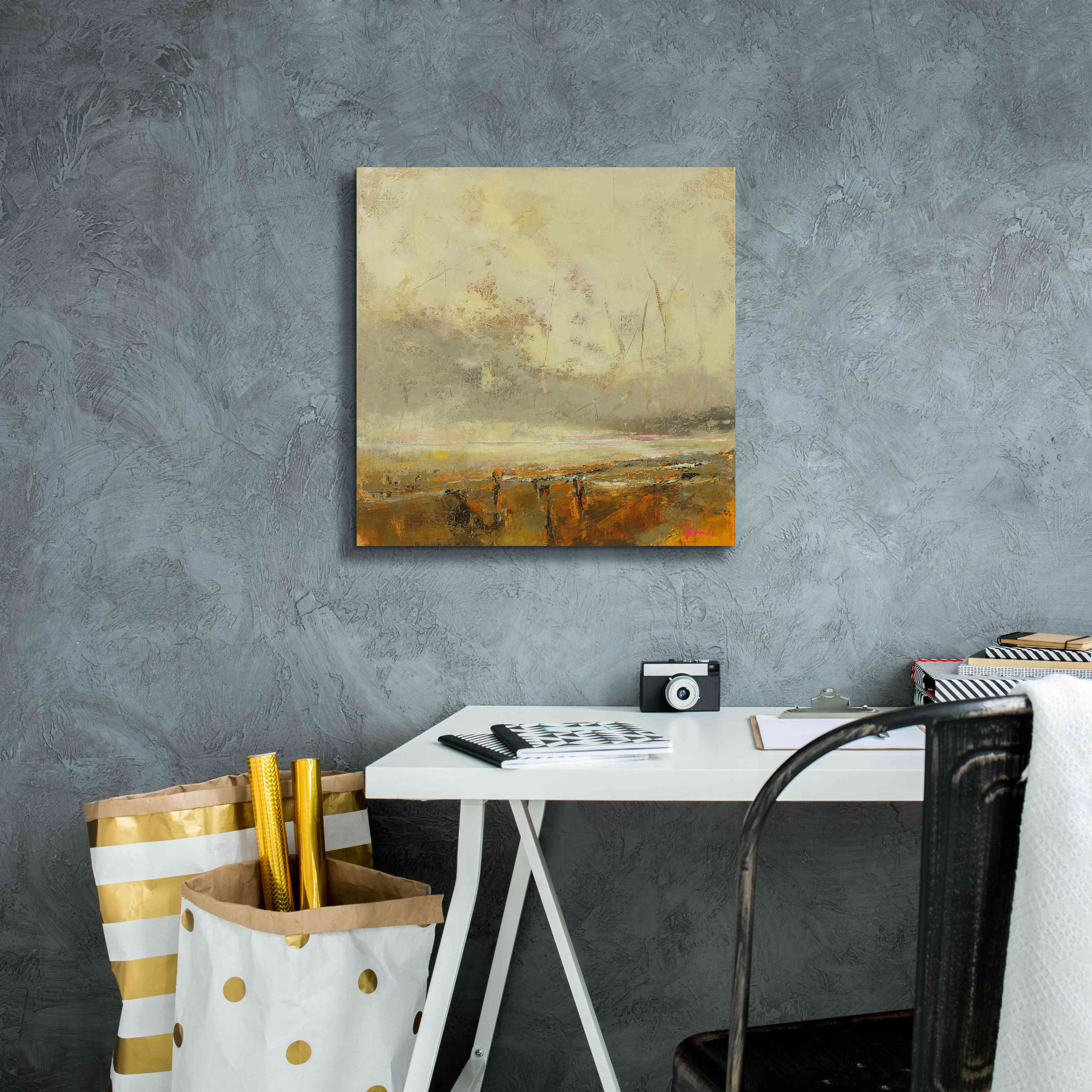 'Farm Path' by Patrick Dennis, Giclee Canvas Wall Art,18x18