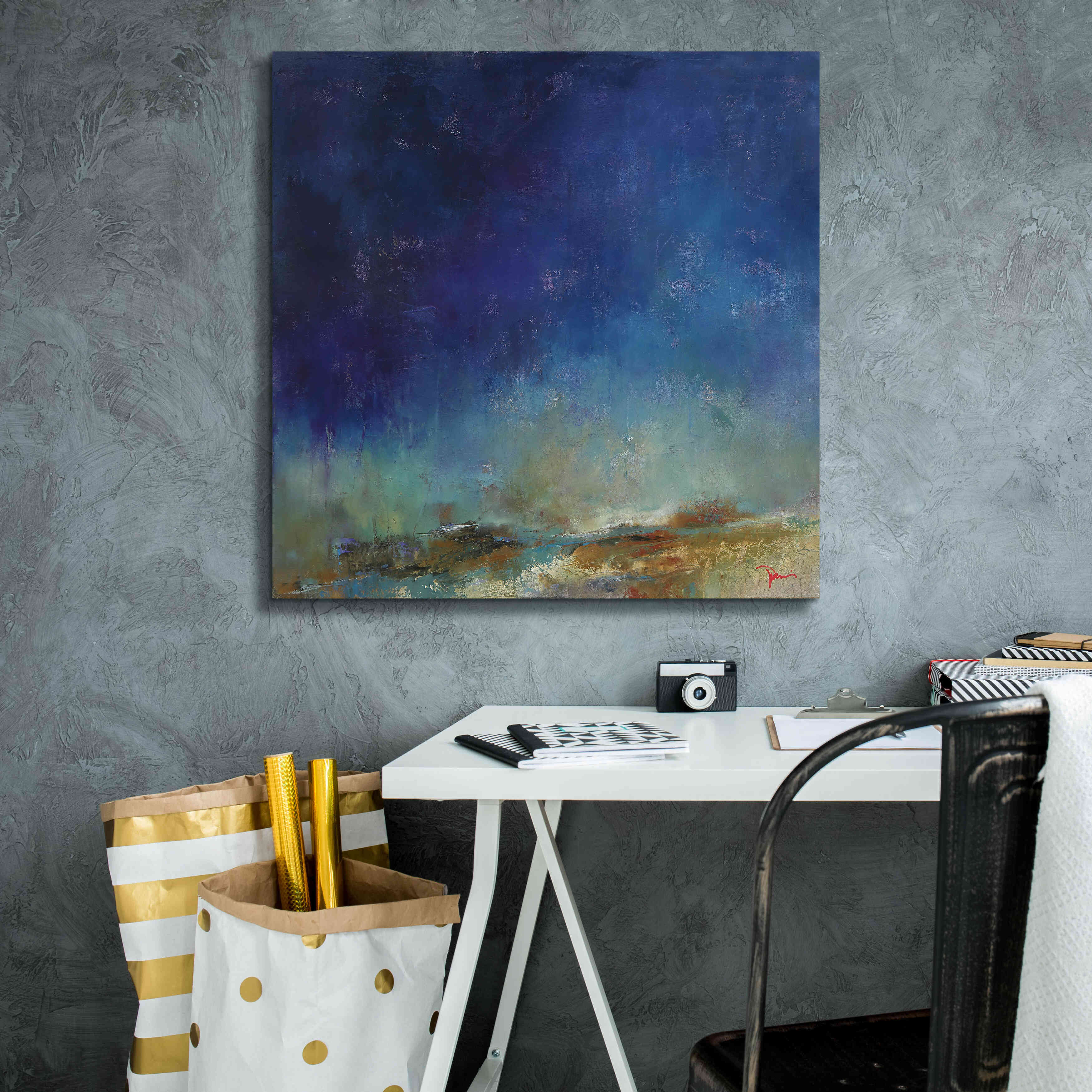 'Hawley' by Patrick Dennis, Giclee Canvas Wall Art,26x26