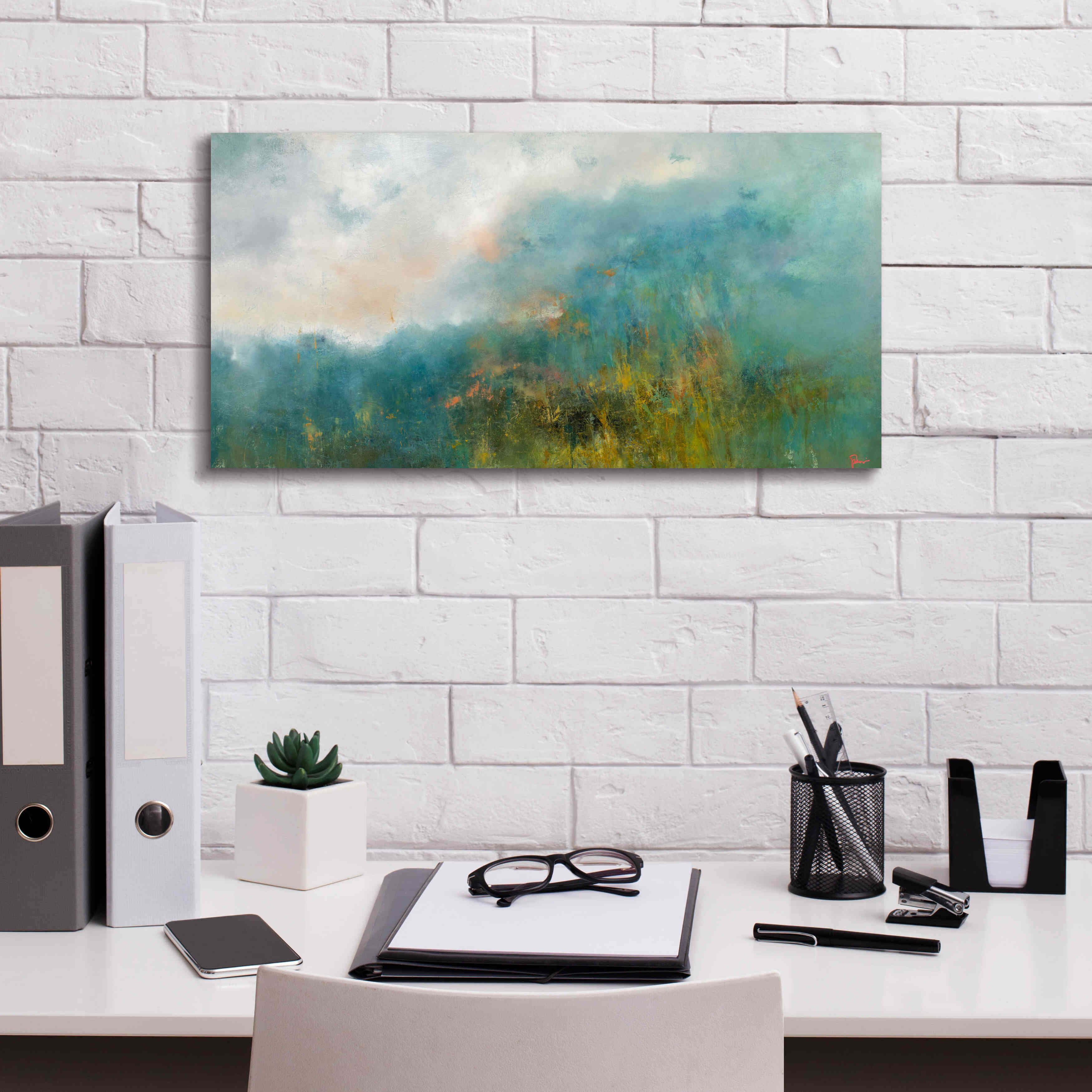 'Incoming' by Patrick Dennis, Giclee Canvas Wall Art,24x12