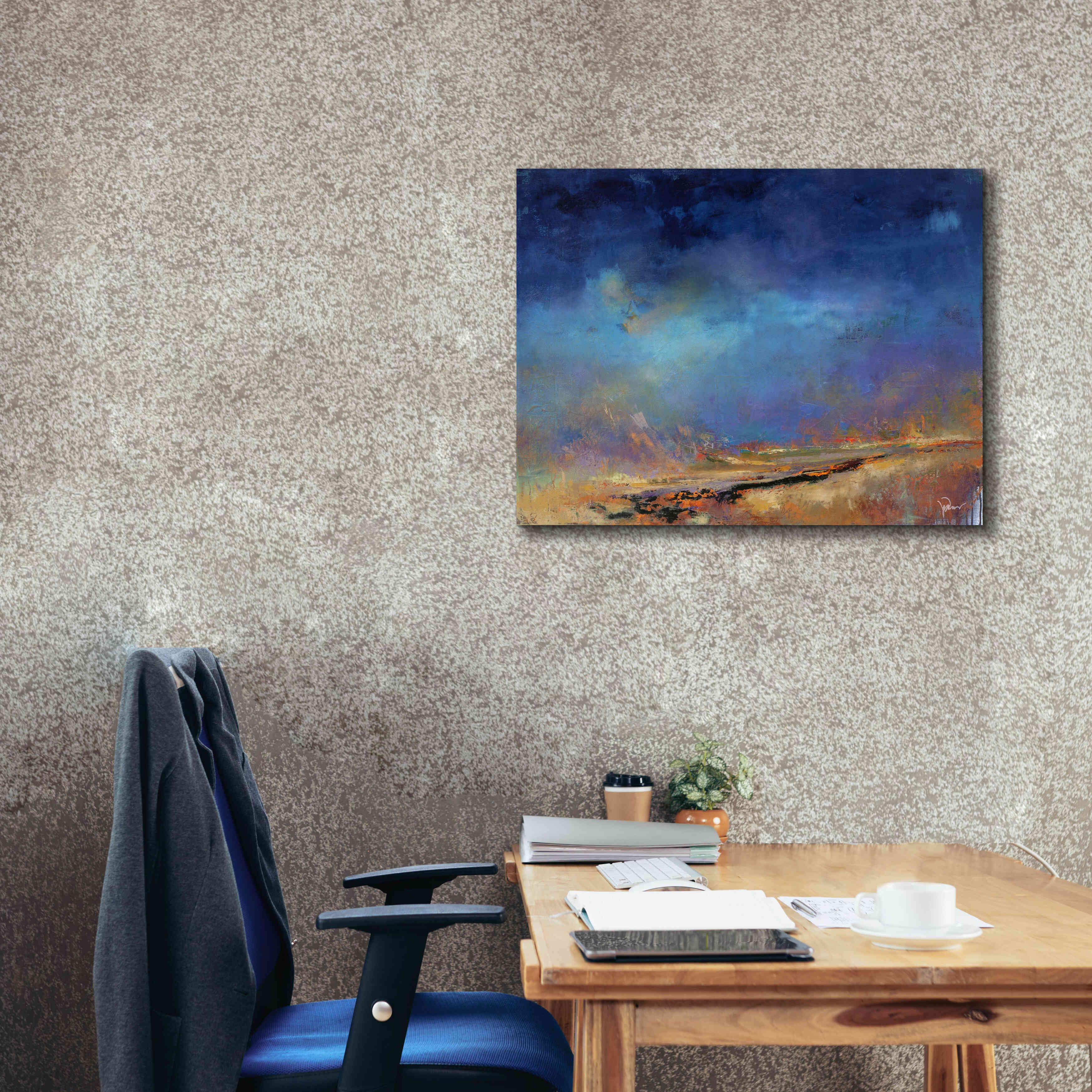 'Lost Land' by Patrick Dennis, Giclee Canvas Wall Art,34 x 26