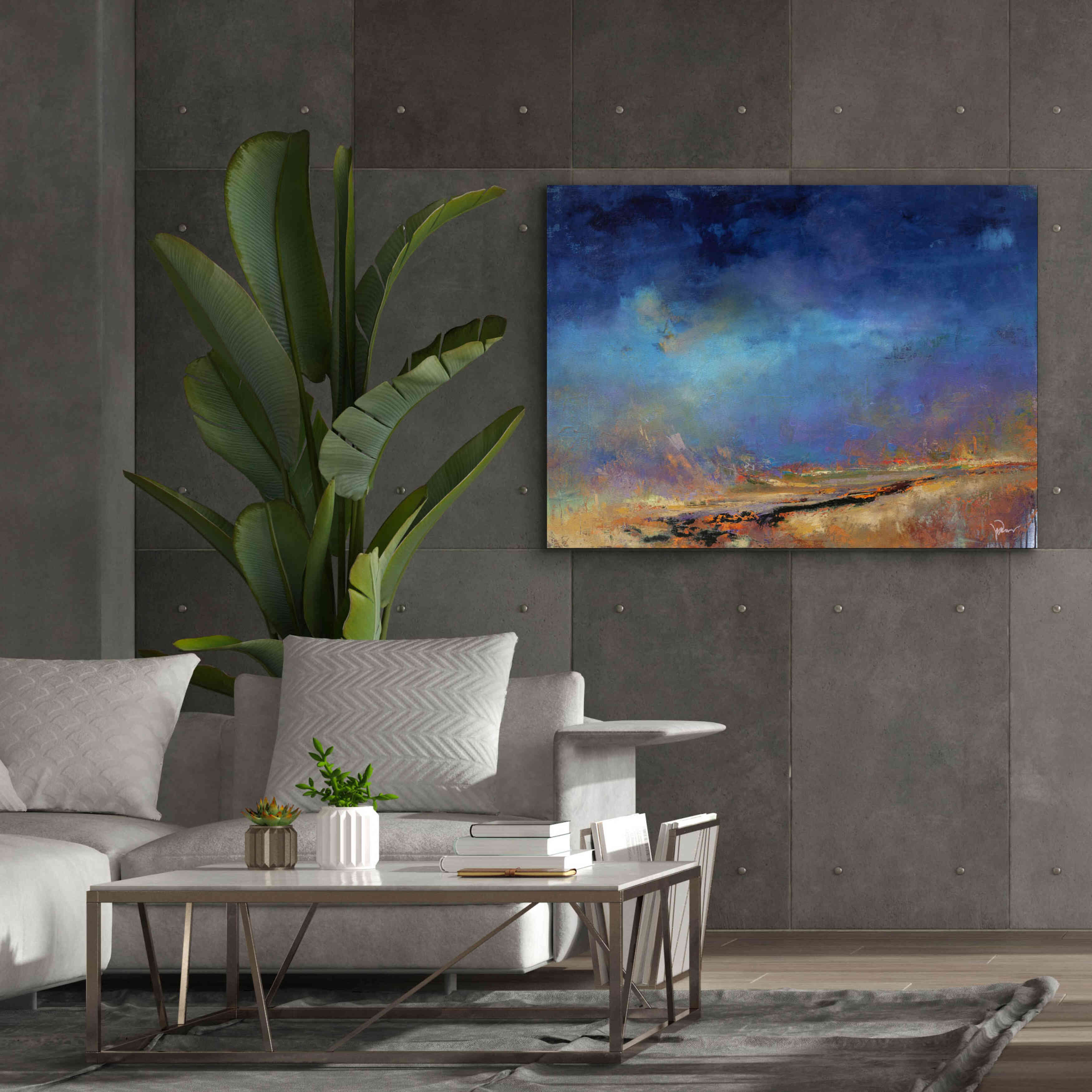 'Lost Land' by Patrick Dennis, Giclee Canvas Wall Art,54 x 40